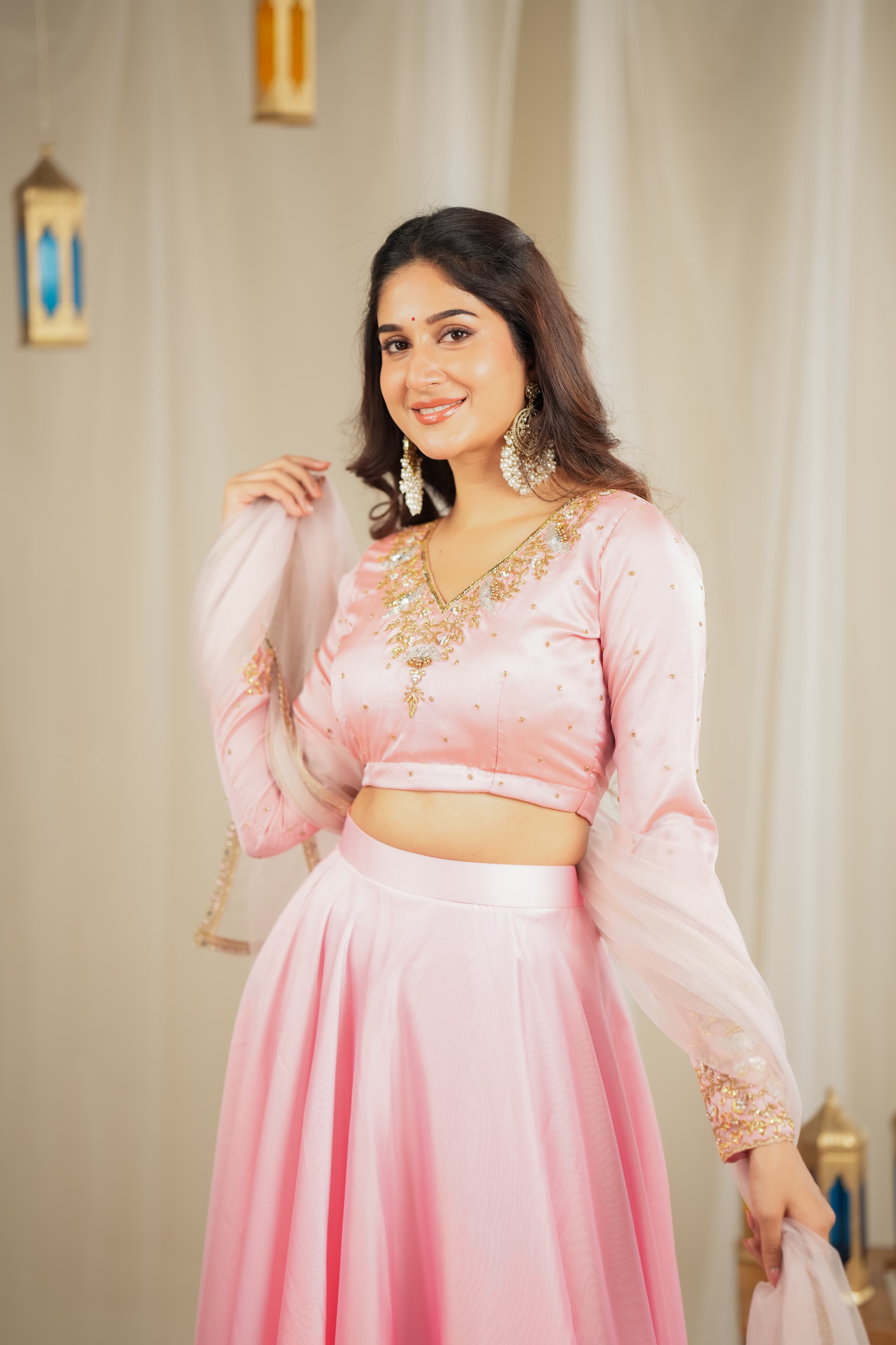 Aaradhya Premium Designer Lehenga Choli for Women | Indian Traditional Bridal Wedding Dress | Perfect for Festivals, Parties & Special Occasions