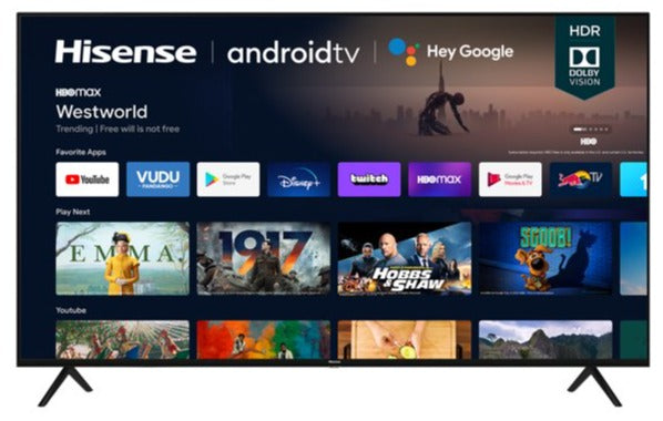 Hisense 70-Inch A6G Series 4K Ultra HD Smart Android TV (70A65G) - Perfect for Home Theater, Gaming & Streaming Entertainment