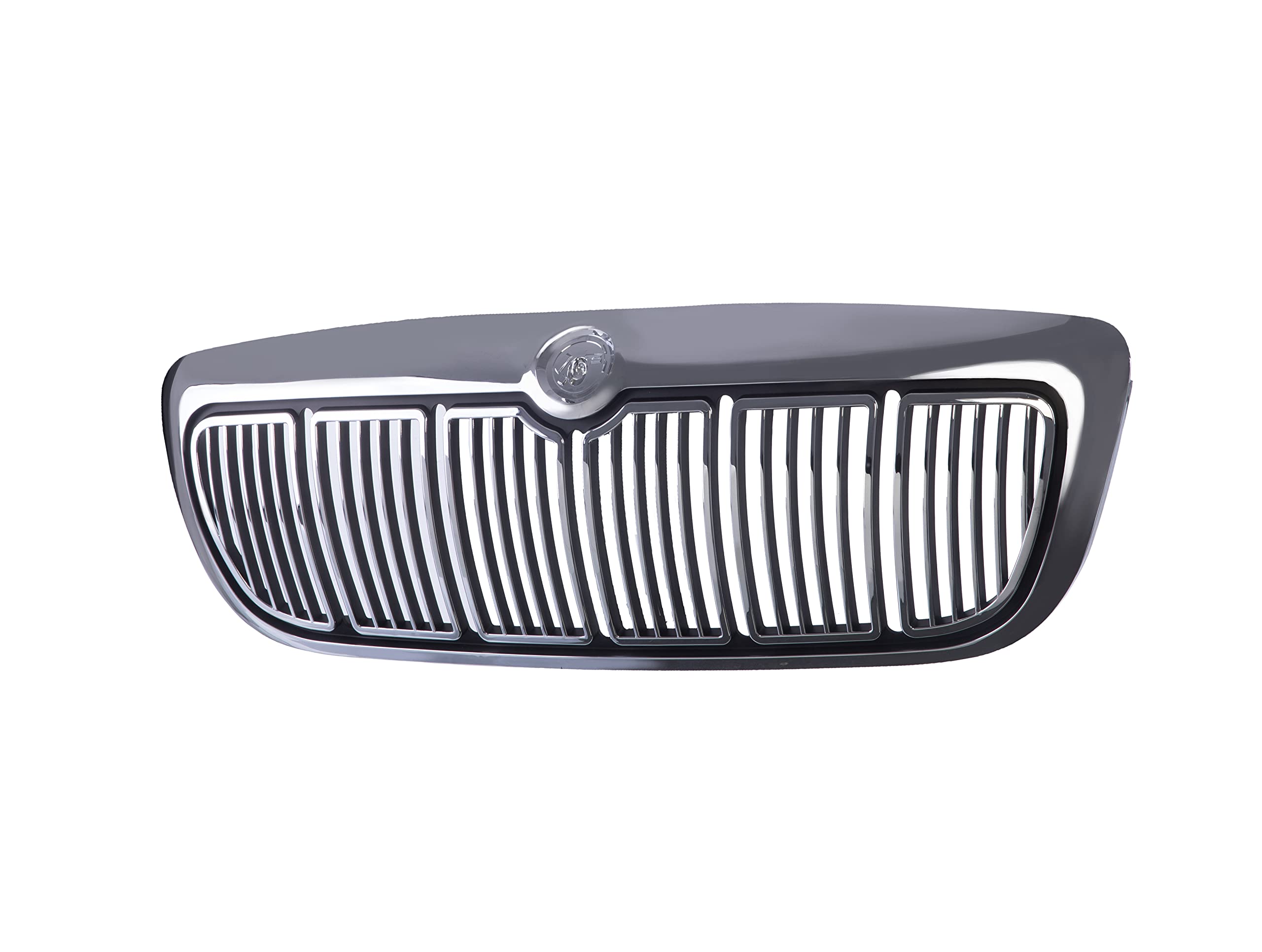 Chrome & Black Front Grille Replacement for Mercury Grand Marquis 1998-2002 - OEM Style Grill Assembly with Durable Shell - Perfect for Car Restoration & Custom Upgrades