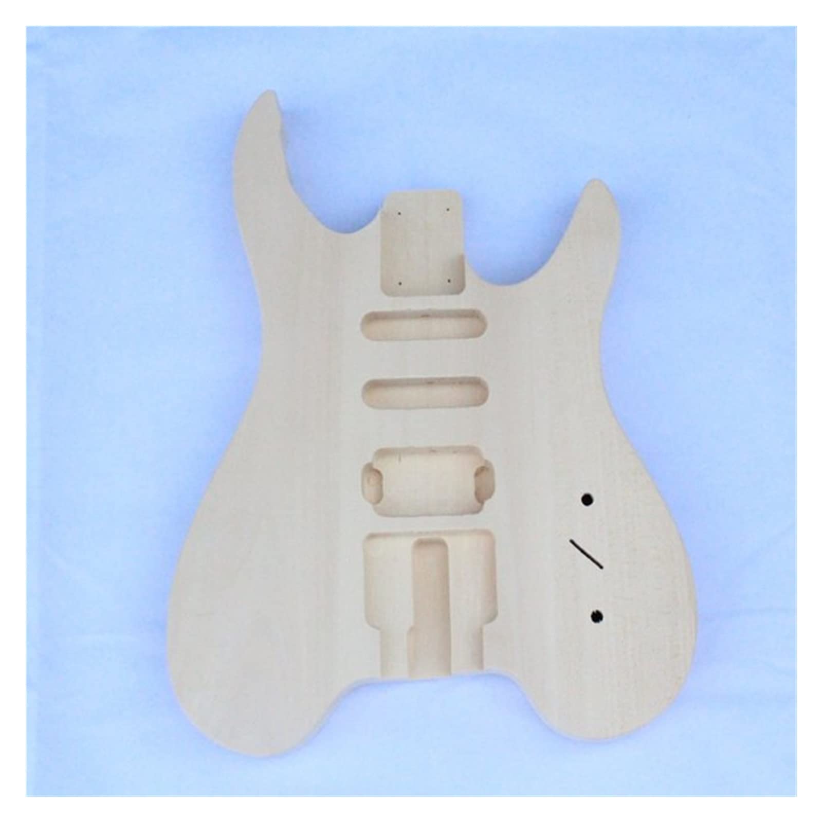 Unfinished DIY Headless Guitar Body Kit - Complete Parts for Custom Electric Guitar Building | Perfect for Beginners & Luthiers - Home Studio & Stage Use