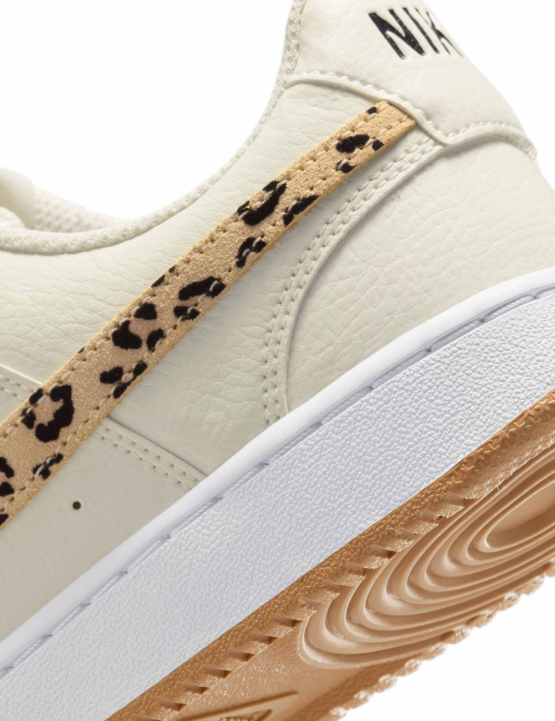 Nike Court Vision Low Sneakers for Men - Sail/Black/White/Flax Colorway | Classic Casual Shoes for Everyday Wear, Gym, and Street Style Fashion