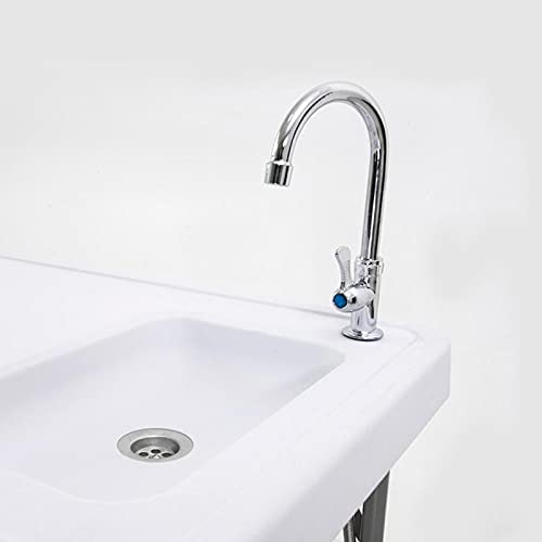 Portable Folding Fish Cleaning Table with Sink - Outdoor Camping Sink Station with Faucet & Hose Hook Up - Perfect for Fishing, Camping, Picnics & Dock Use - Includes Camping Accessories & Bench