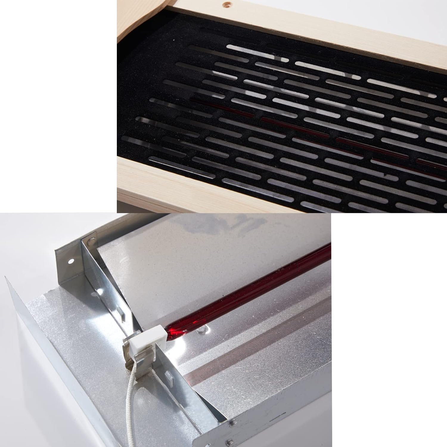 Far Infrared Carbon Fiber Red Light Heater Tube - 110V Sauna Heater for Indoor/Outdoor Wooden Saunas | Infrared Heating Element & Sauna Accessories | Perfect for Home Spa, Wellness Therapy & Relaxation