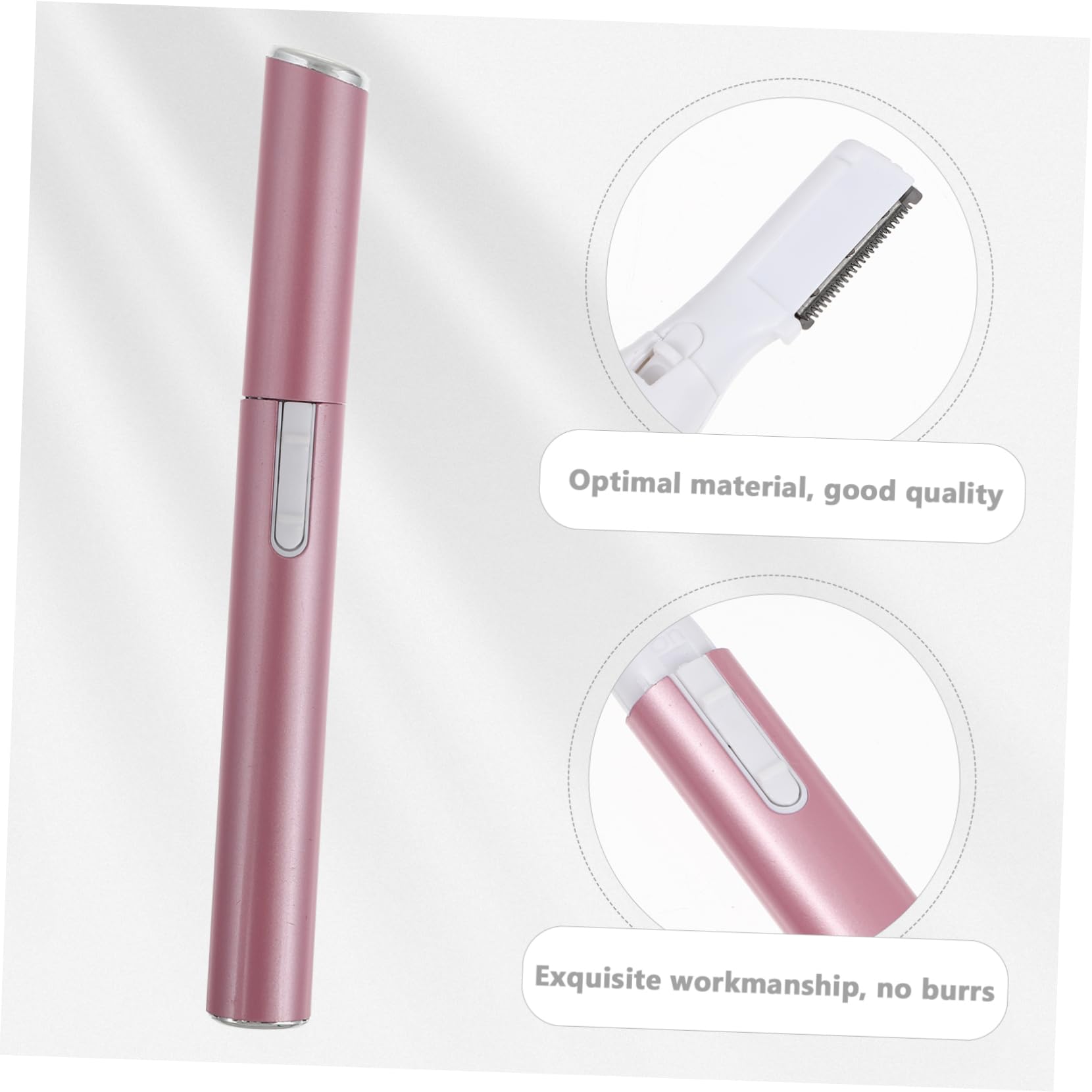 Electric Eyebrow Trimmer & Nose Hair Remover for Women - Rechargeable Facial Shaver, Body Hair Trimmer, Painless Hair Removal Tool - Perfect for Eyebrow Shaping, Nose & Ear Hair Trimming at Home or Travel