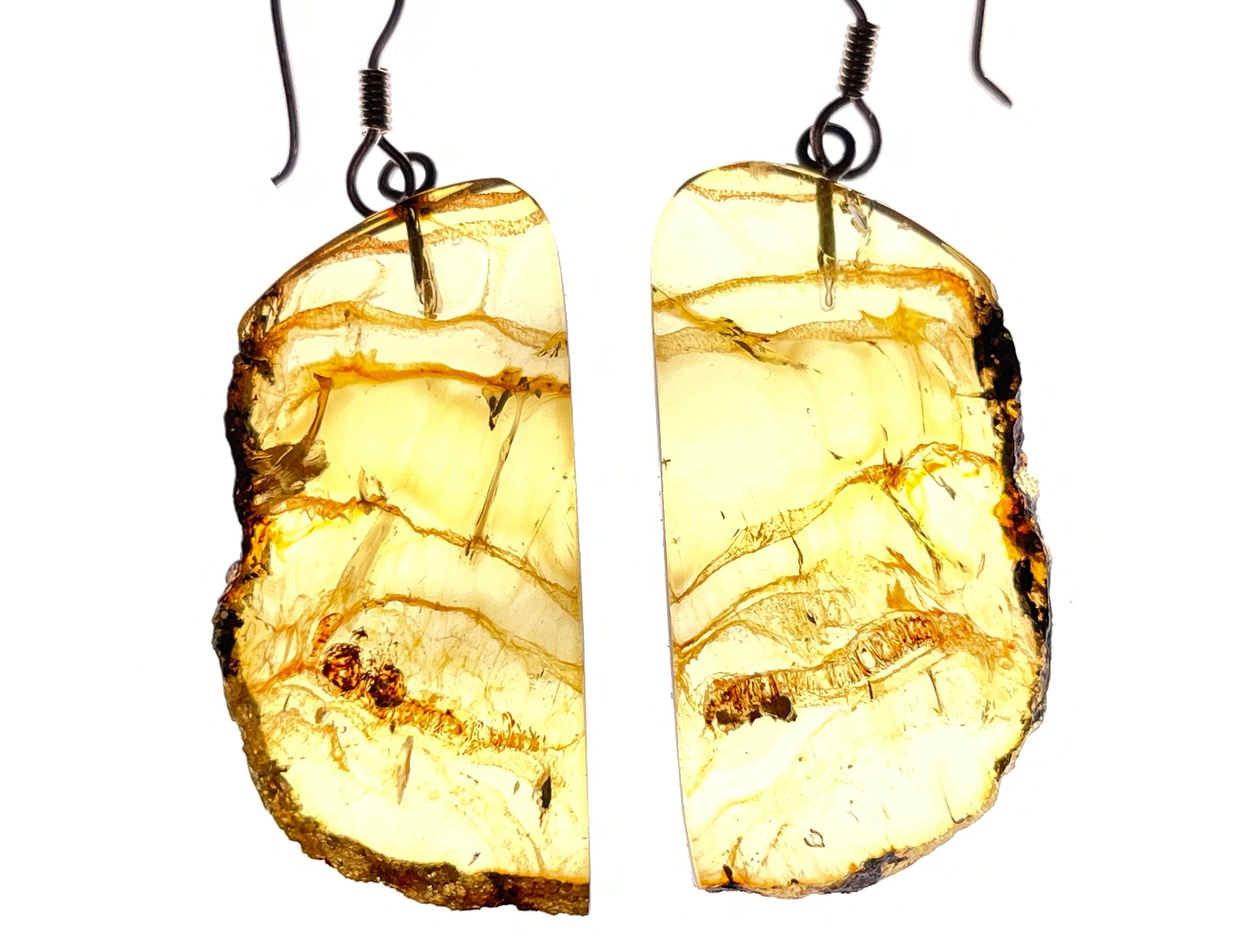 Amber Crystal Earrings for Women – Handmade Dangle Statement Jewelry with Healing Stones | Elegant Boho Chic Accessories for Parties, Weddings & Everyday Wear
