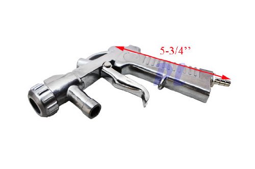 Air Siphon Feed Media Sandblaster Blast Gun with Ceramic Nozzles - Professional Sandblasting Tool for Metal, Wood & Auto Restoration