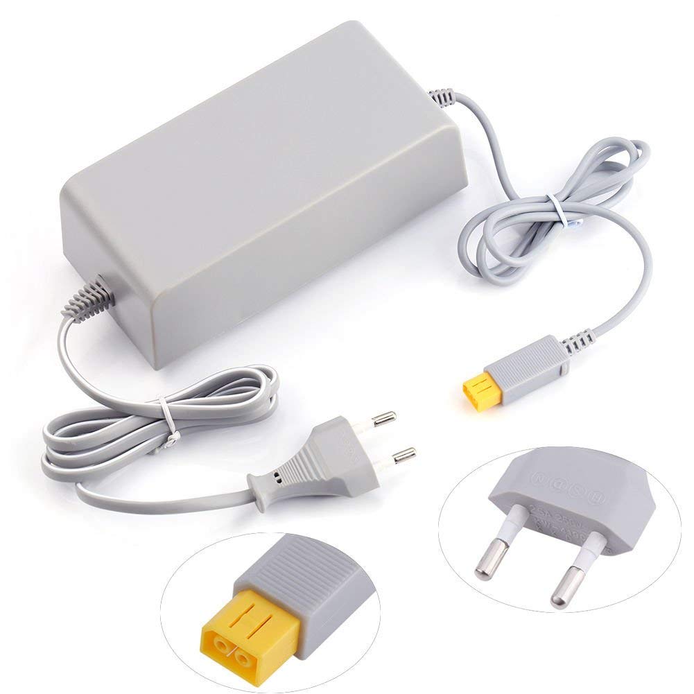 Link-e - Nintendo Wii-U Compatible AC Power Adapter Charger for Console - Perfect for Gaming at Home or On-the-Go
