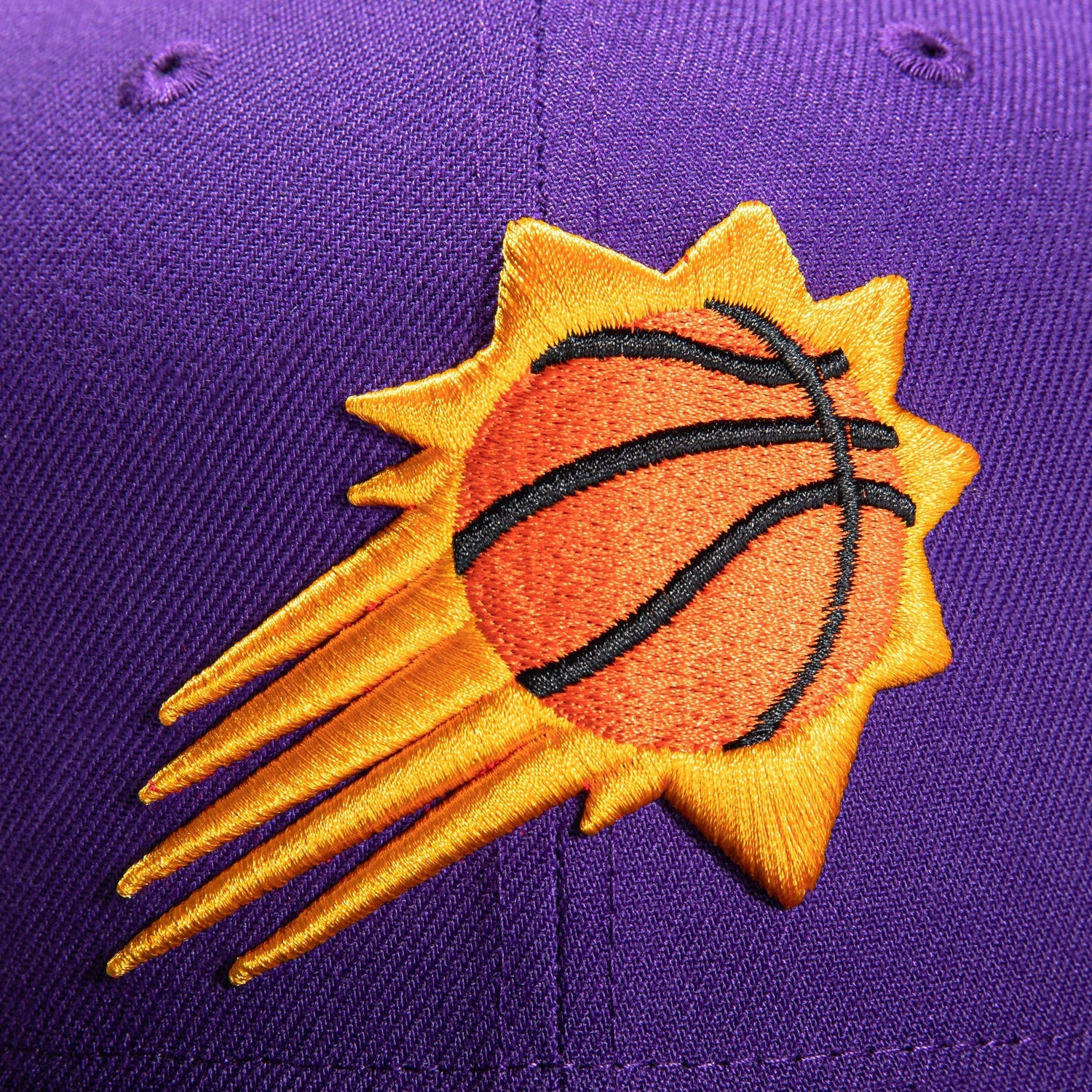 New Era 9Fifty Phoenix Suns Burst Snapback Hat - Purple & Black Adjustable Baseball Cap for Men & Women - Perfect for Basketball Games, Streetwear Fashion & Sun Protection