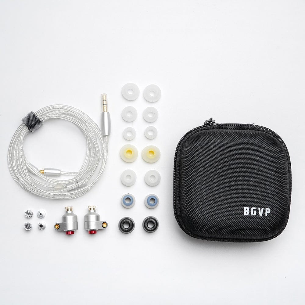 BGVP P05 Hybrid PU+Ceramic Dynamic Driver In-Ear Monitors (IEMs) - High Fidelity Sound for Audiophiles, Musicians & Gamers - Perfect for Studio Recording, Live Performance & Mobile Listening