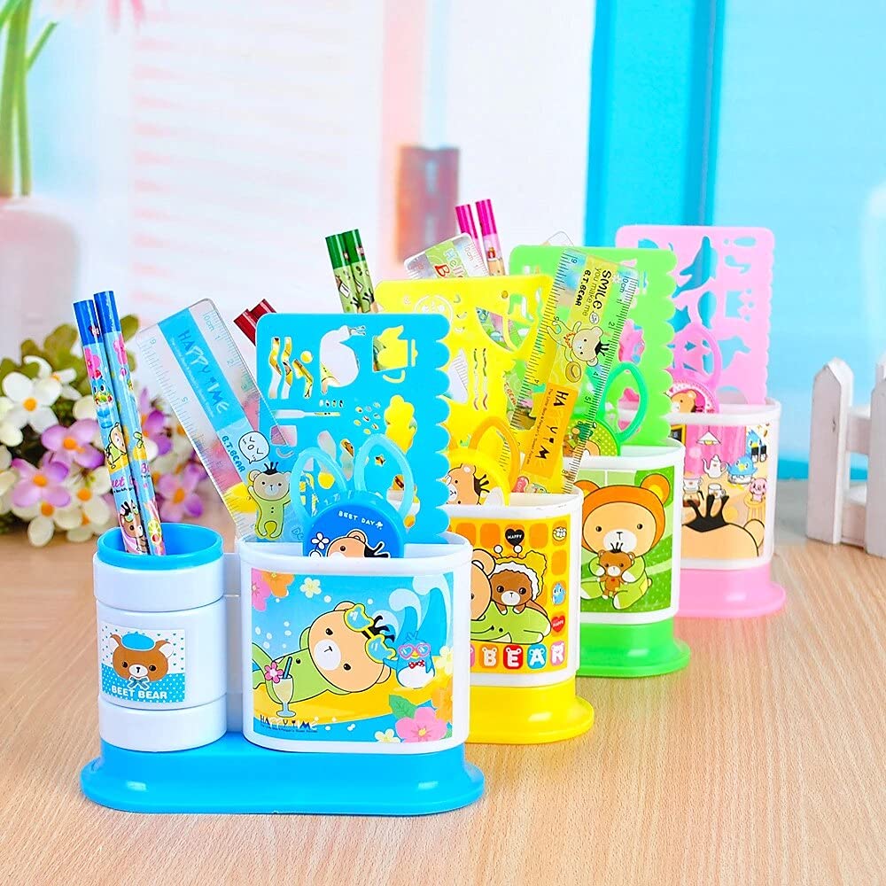 FunBlast Kids Stationery Kit - School Supplies Set for Boys & Girls, Perfect for Classroom, Homework & Art Projects - Green