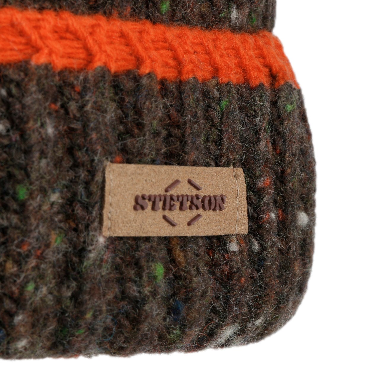 Stetson Deer Beanie Hat with Peak - Warm Winter Knit Cap for Men & Women - Perfect for Hunting, Outdoor Adventures & Casual Wear