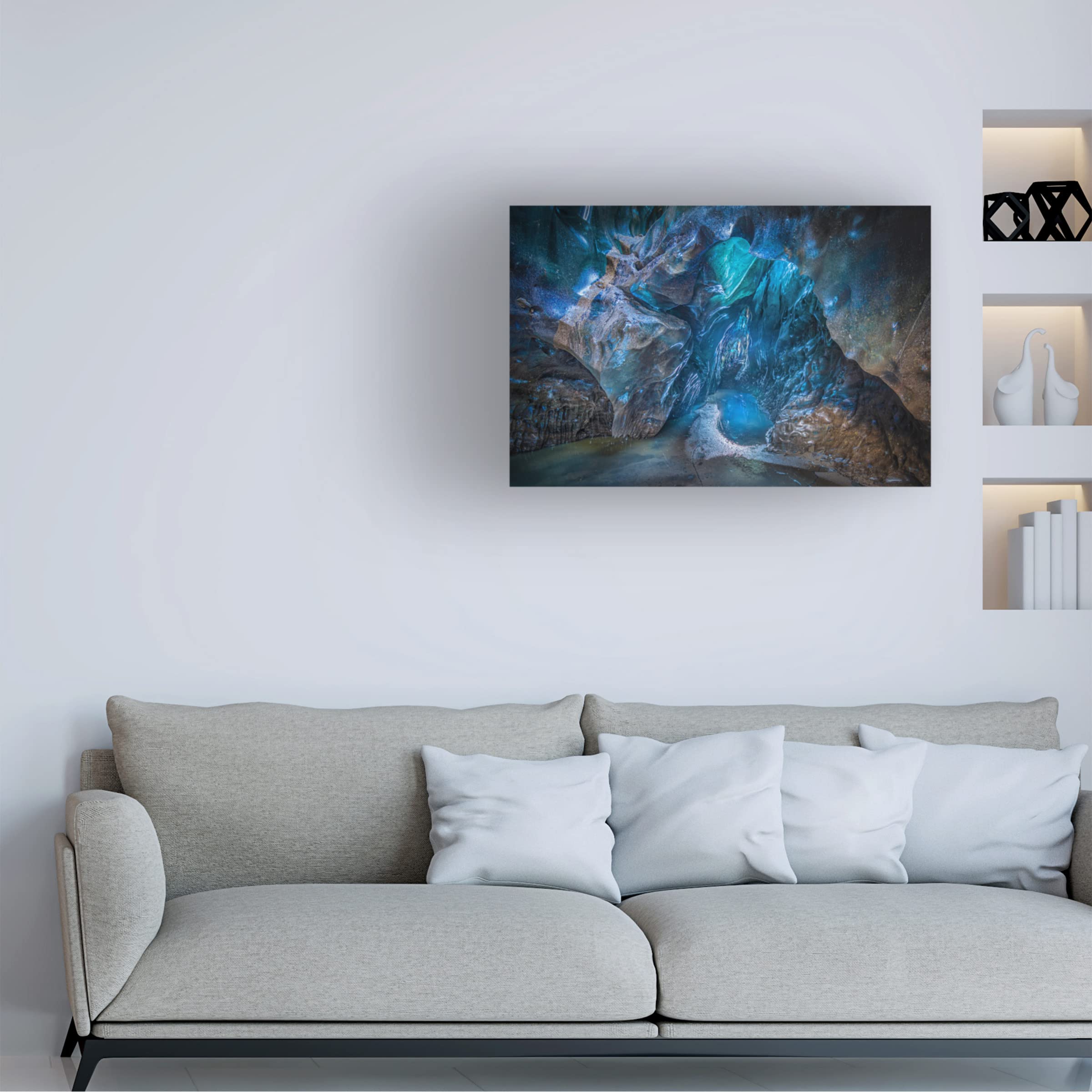 Trademark Fine Art 'Journey To The Center Of The Earth' Canvas Wall Art Print by Jeffrey C Sink - Perfect for Living Room, Bedroom & Office Decor