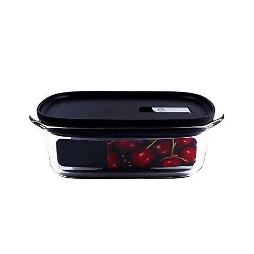 Glass Lunch Box with Lid - Microwave Safe, Large Capacity Food Container for Kids & Adults - Perfect for Meals, Fruits, Snacks - Ideal for Office, School, Picnics & On-the-Go Dining