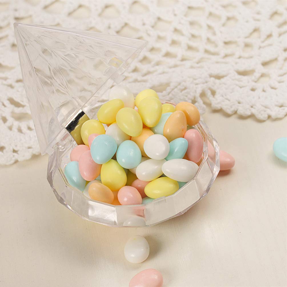 12-Piece Diamond Candy Box Set - Elegant Sugar Container & Sweet Holder for Weddings, Parties, Home Decor | Perfect for Candy Buffets, Gift Favors & Dessert Displays