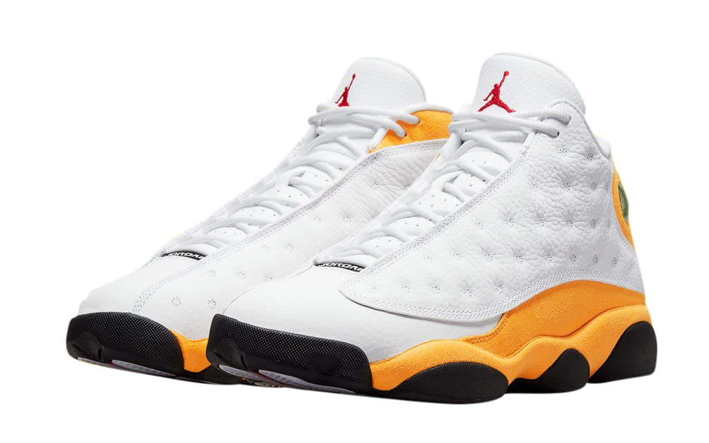 Nike Jordan Men's Air 13 Retro Sneakers - Size 12 White/Blue Basketball Shoes for Men | Stylish Casual & Sports Wear | Perfect for Basketball Games, Gym Workouts & Street Fashion
