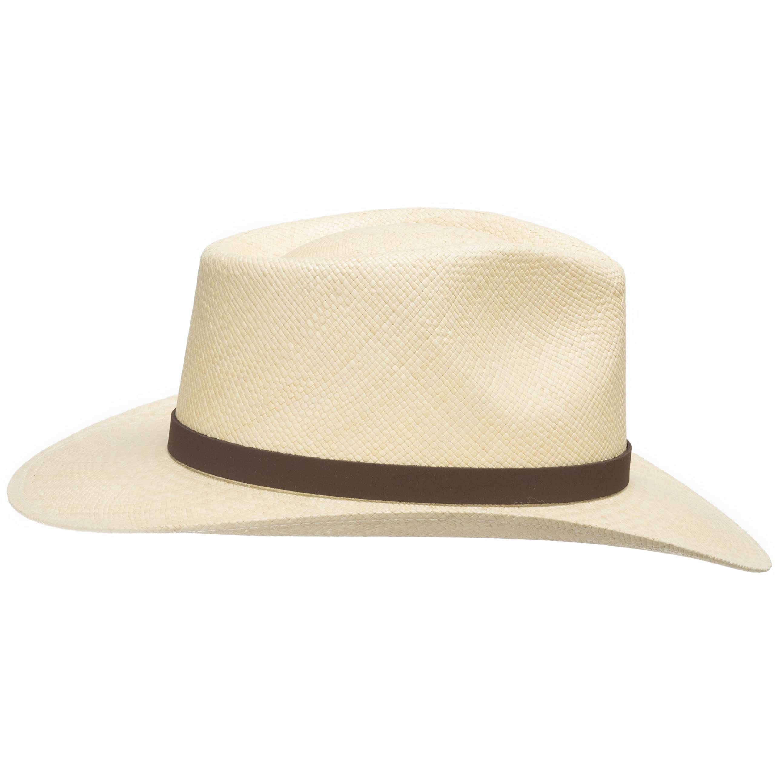 Handmade Panama Straw Fedora Hat for Men - Classic Havana Style - Perfect for Summer, Beach, and Outdoor Events