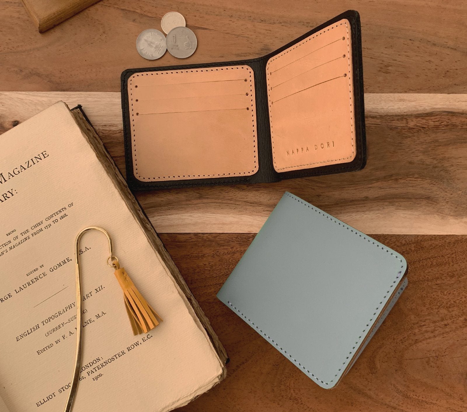 Premium Leather Cobbler Wallet for Men - Slim RFID Blocking Bifold Wallet with Money Clip | Ideal for Travel, Business & Everyday Use