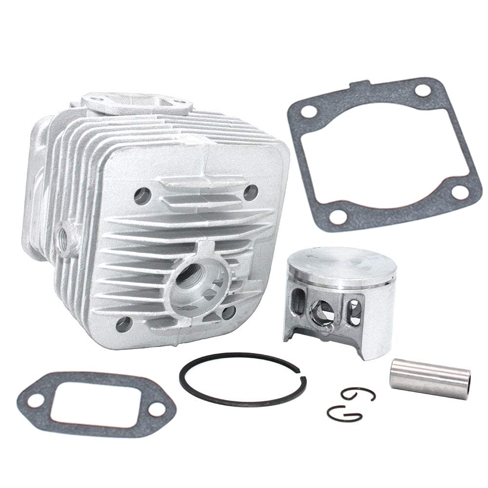SeekPro 50mm Cylinder Piston Kit for Dolmar Power Cutter Saw PC7312 PC7314 PC7330 PC7335 PC7335C PC7430 PC7435 - Replacement Part 394130013 394130014 394130015 394130053 394130140 394137016 - Perfect for Chainsaw Repair & Maintenance