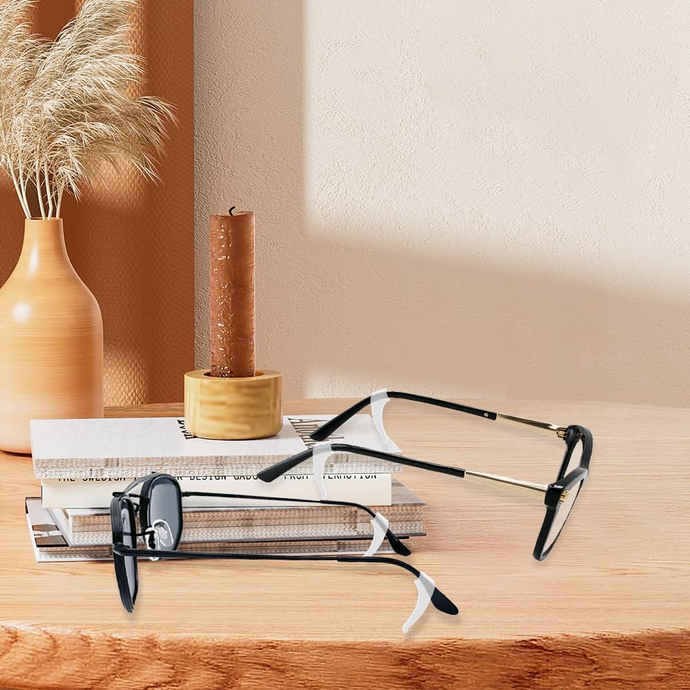 Anti-Slip Eyeglass Ear Grips & Hooks - Secure Fit for Glasses - Perfect for Sports, Reading & Active Lifestyles