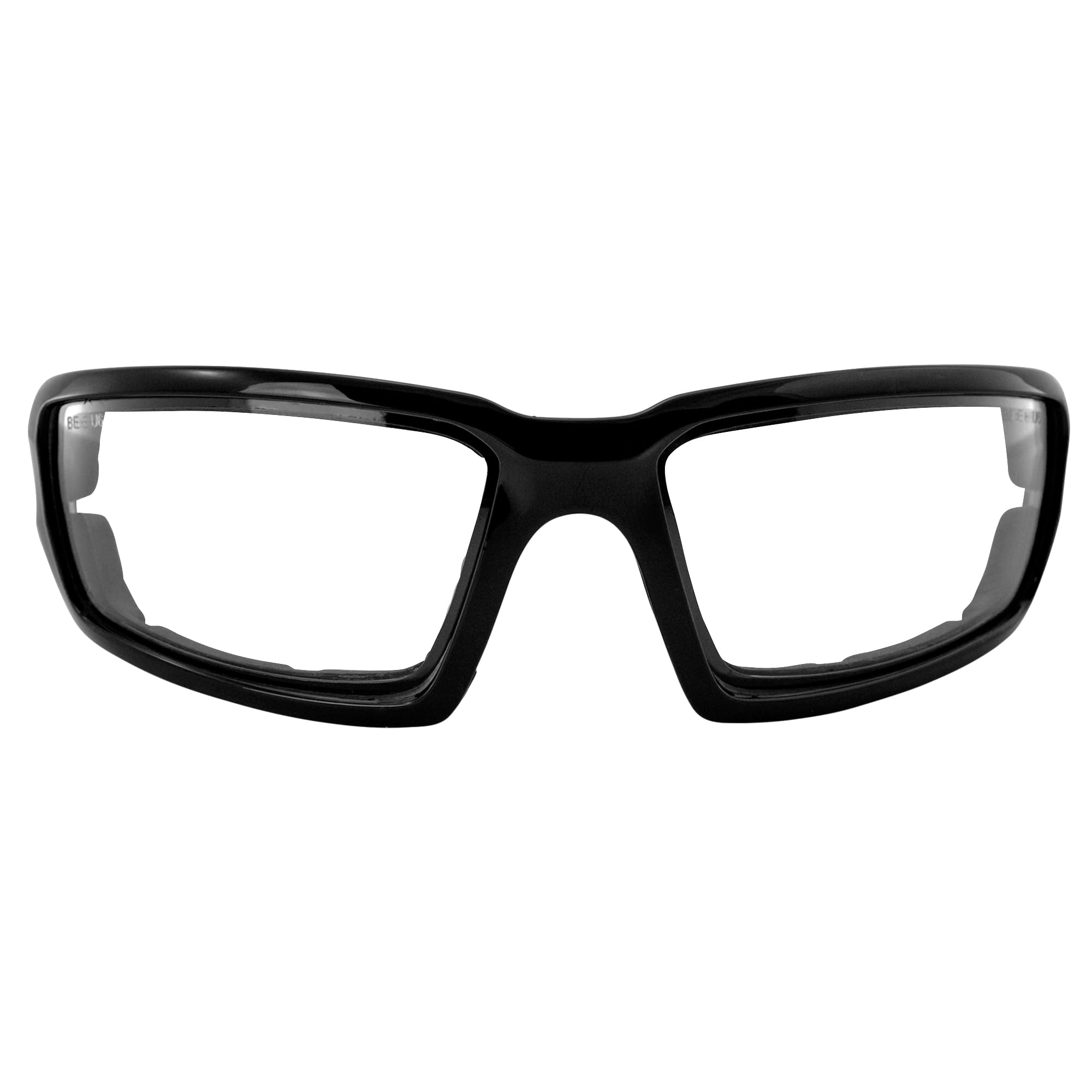 Birdz Eyewear Osprey Foam Padded Safety Motorcycle Sunglasses - 3 Pairs (Black Frames with Clear, Smoke & Yellow Lenses) - UV Protection for Riding, Cycling, Construction & Outdoor Work