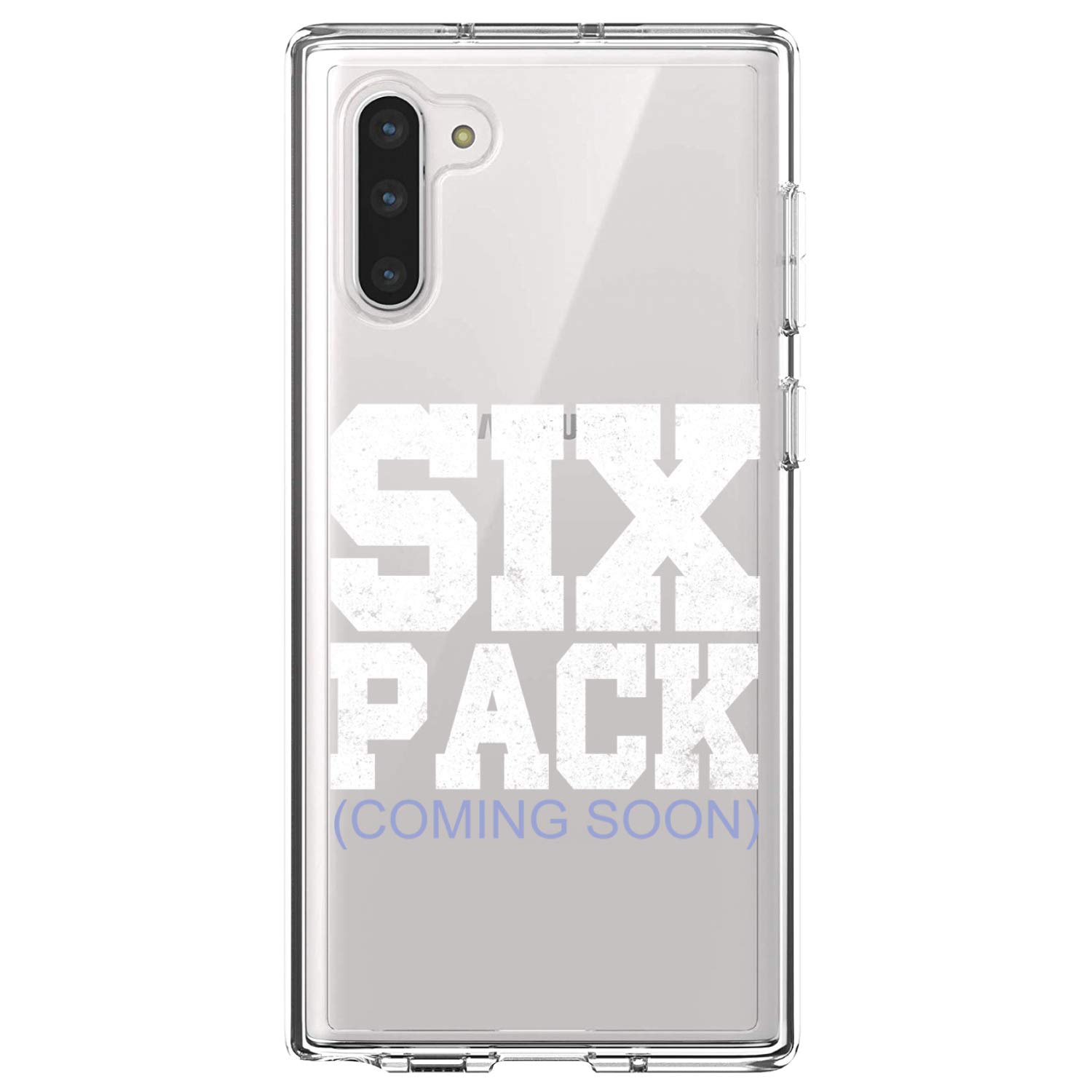 **Shockproof Clear Hybrid Case for Samsung Galaxy Note 10 (6.3 Inch) - TPU Bumper & Acrylic Back with Tempered Glass Screen Protector - 6-Pack - Perfect for Work, Travel, and Everyday Protection**
