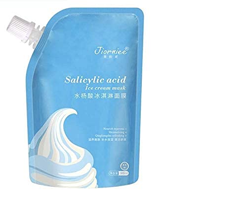 Ace Moisturizing Ice Cream Mask - Deep Hydration, Pore Cleansing & Tightening for Glowing Skin (300ml) | Perfect for Nighttime Skincare & Spa Days