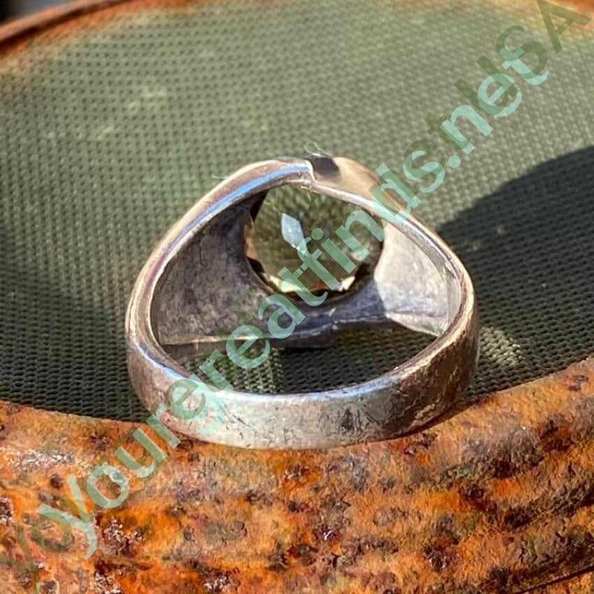 2 Carat Smoky Citrine Sterling Silver Ring - Size 8 | Elegant Jewelry for Women, Perfect for Weddings, Anniversaries & Special Occasions