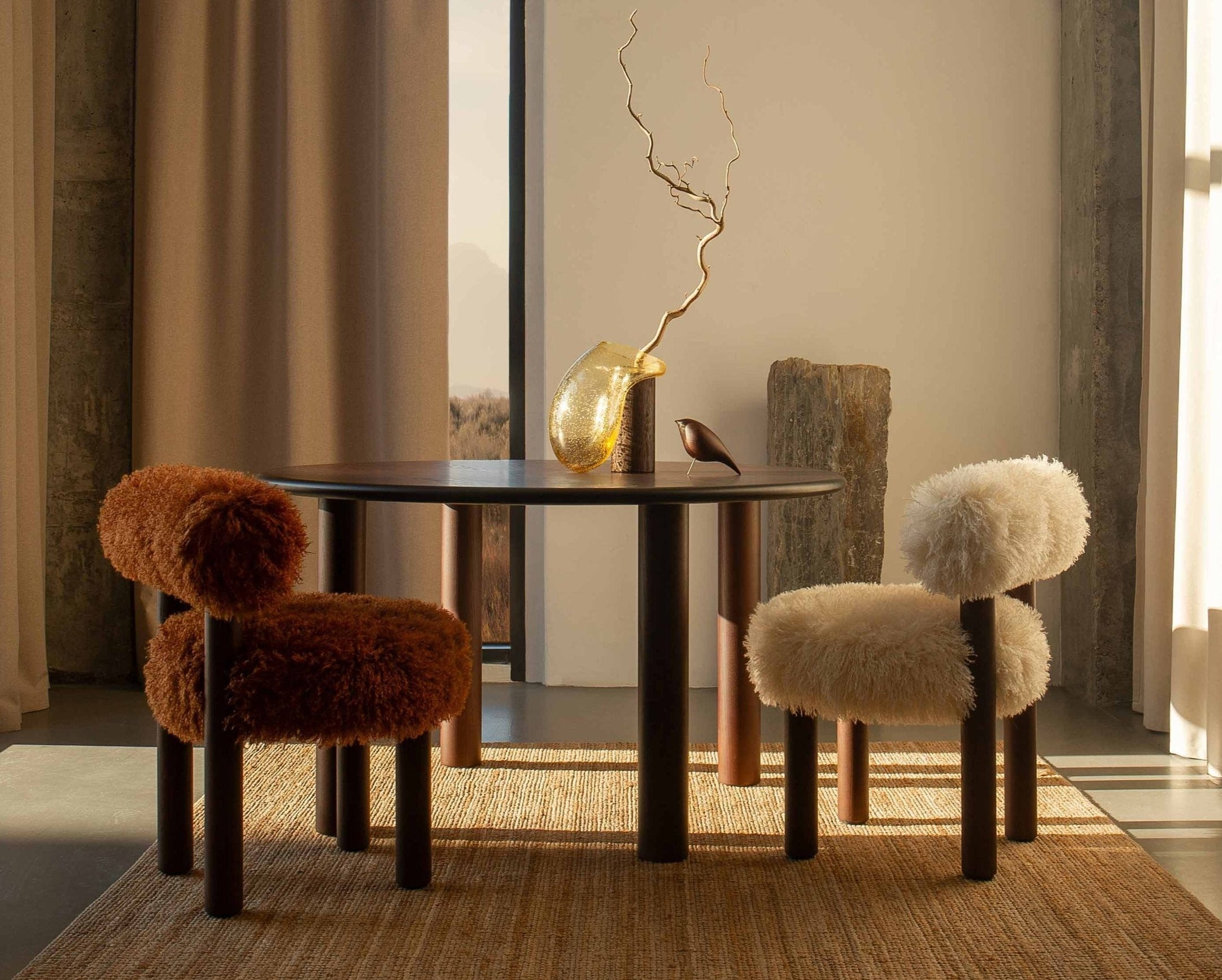 Noom Gropius Chair CS2 Fluffy Edition - Premium Comfort Lounge Chair for Living Room, Bedroom & Office - Soft Plush Upholstery Modern Accent Seating