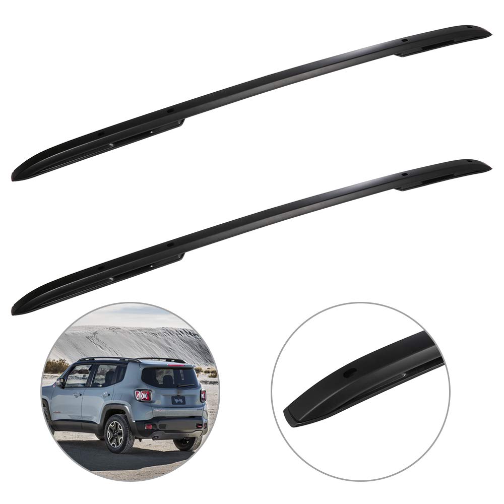 ECCPP Roof Rack Side Rails for Jeep Renegade 2015-2019 | Heavy Duty Rooftop Cargo Carrier for Luggage, Canoe, Kayak | 165LBS Max Load | Perfect for Road Trips, Camping & Outdoor Adventures