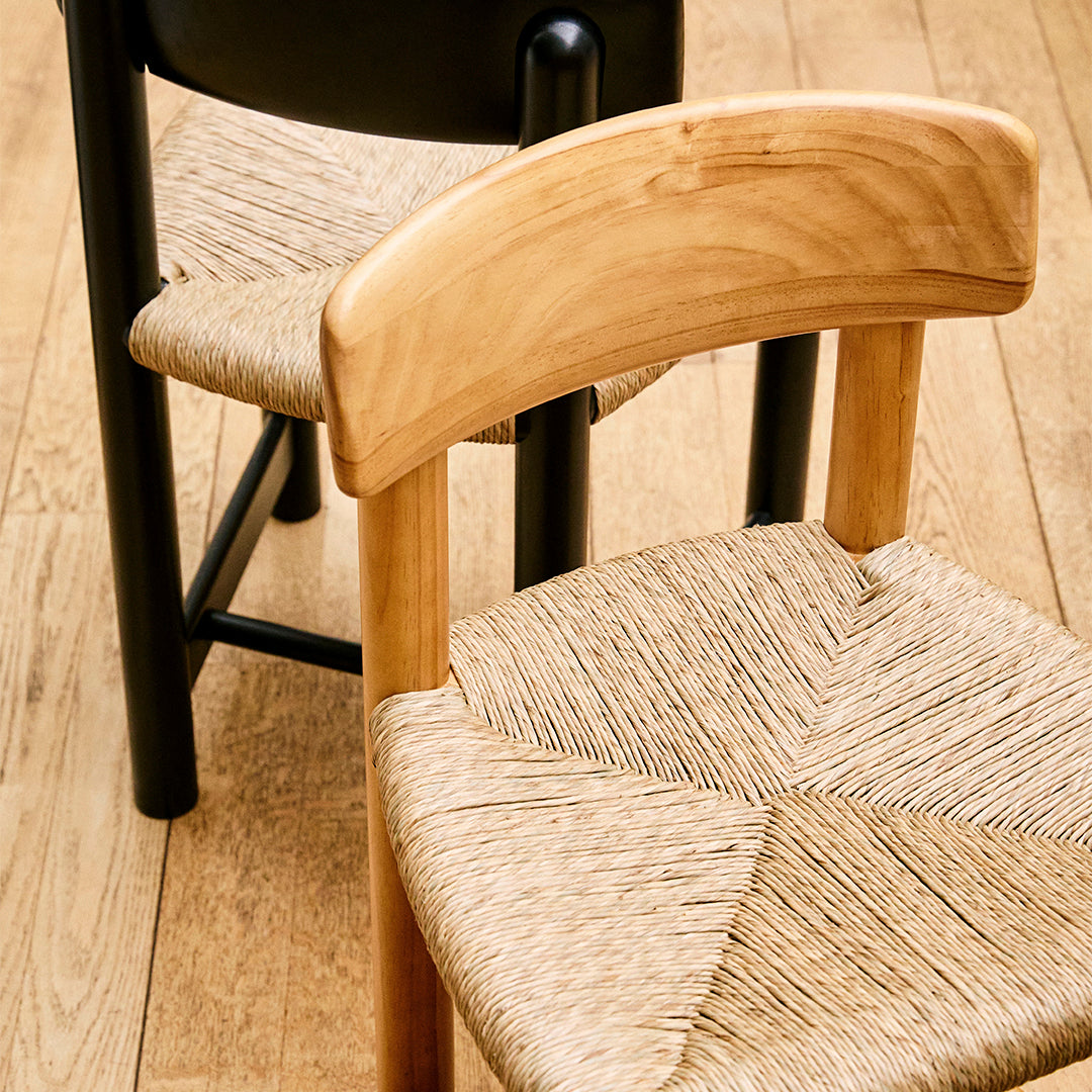 Daumiller Modern Side Chair - Sturdy Wooden Dining Chair with Upholstered Seat - Perfect for Kitchen, Dining Room, and Office Use