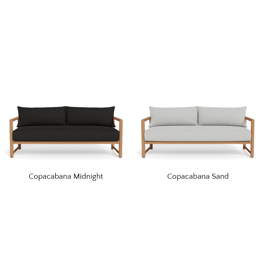 Premium Breeze XL Teak Outdoor 2-Seater Sofa - Weather-Resistant Patio Furniture for Garden, Poolside & Backyard Relaxation