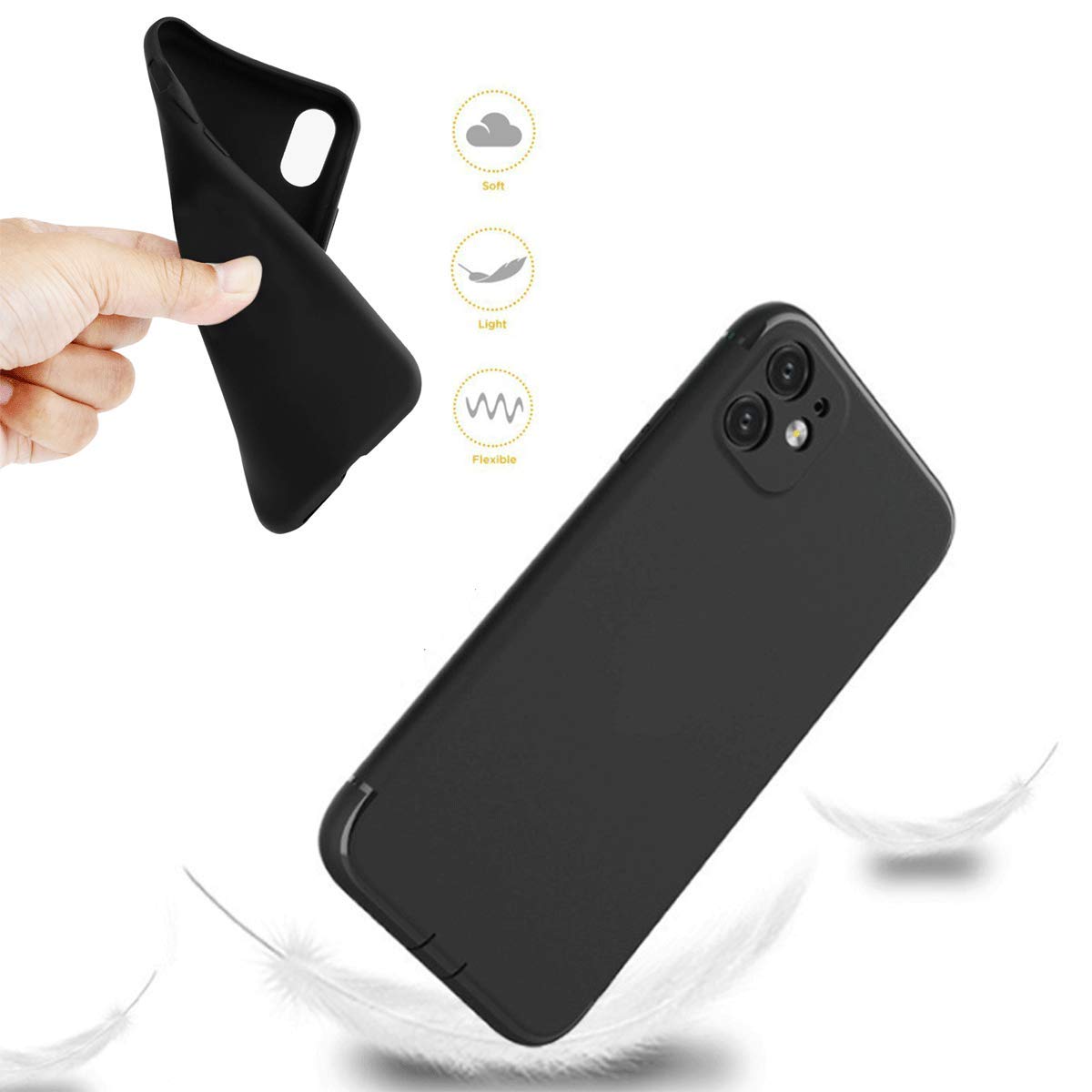 Slim Thin Black TPU Protective Phone Case for Cubot King Kong 7 (6.36 Inch) - Flexible Shockproof Cover with Raised Edges | Perfect for Outdoor Adventures, Work & Daily Use