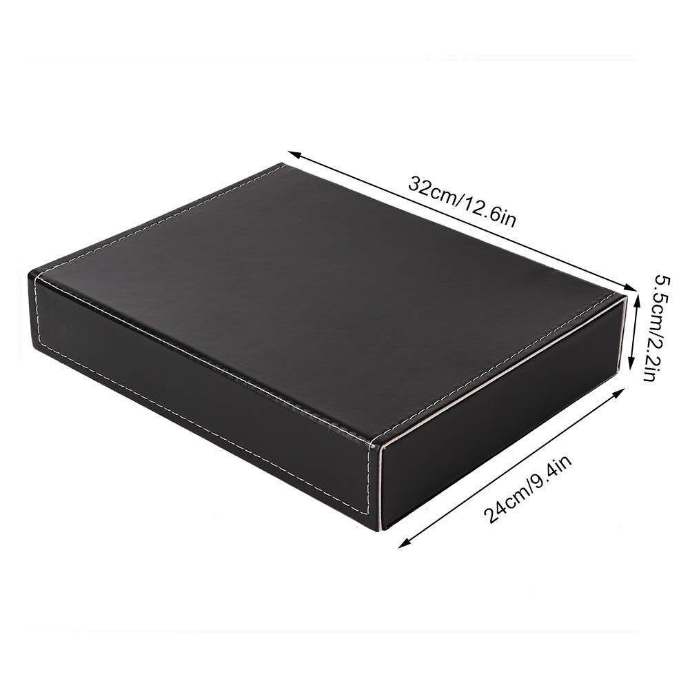 8 Grid Leather Sunglass & Jewelry Storage Organizer - Eyeglass Display Case for Rings, Earrings - Perfect for Travel, Home Decor & Retail Store Display