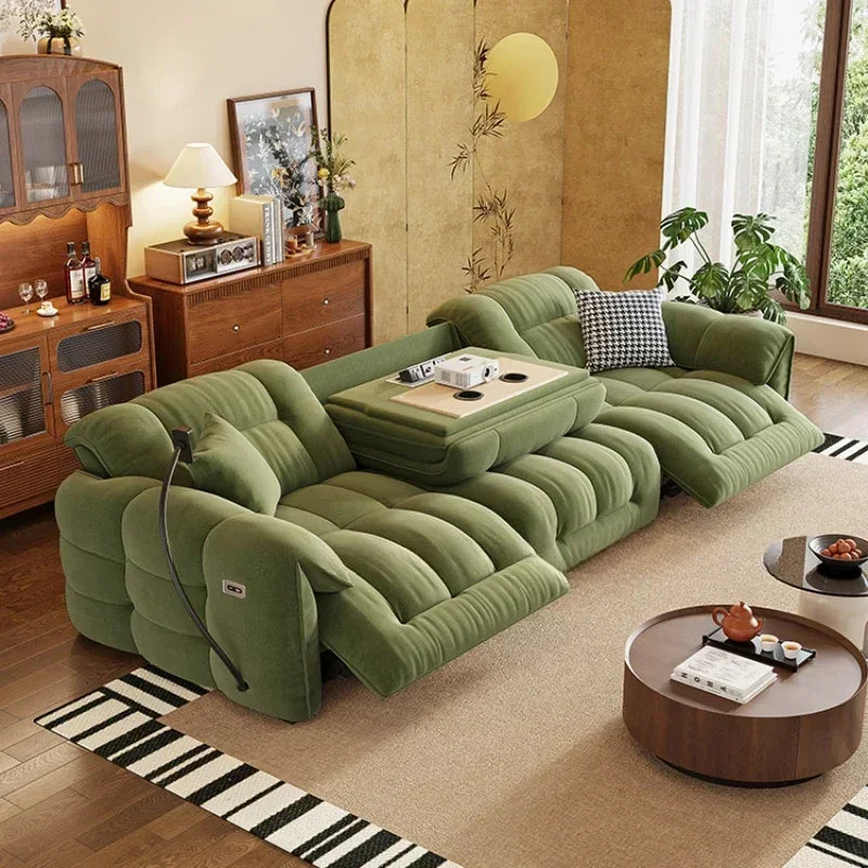 Luxury Electric Recliner Sofa Set - Premium Comfort, Stylish Design & Remote Control for Living Room, Home Theater & Lounge Spaces