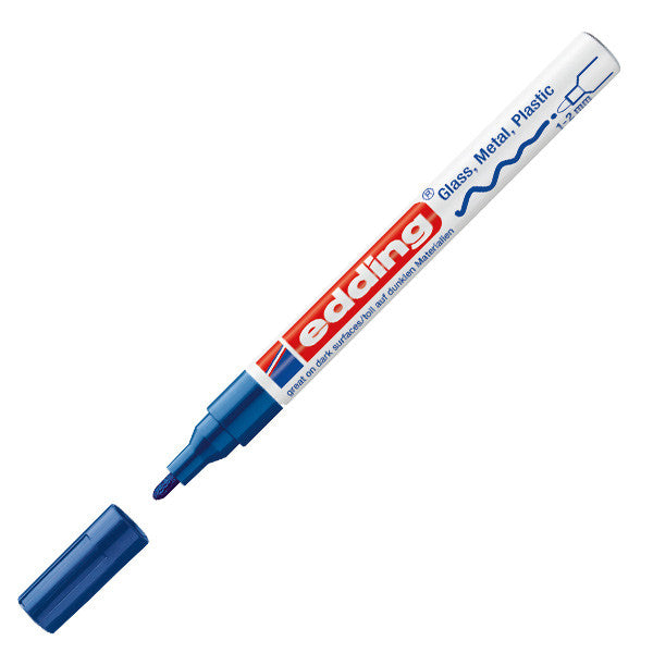 edding 751 Gloss Paint Marker Pen - Medium Point, Oil-Based, Permanent Paint Marker for Glass, Metal, Plastic, Ceramics - Perfect for DIY Crafts, Signage, and Industrial Labeling