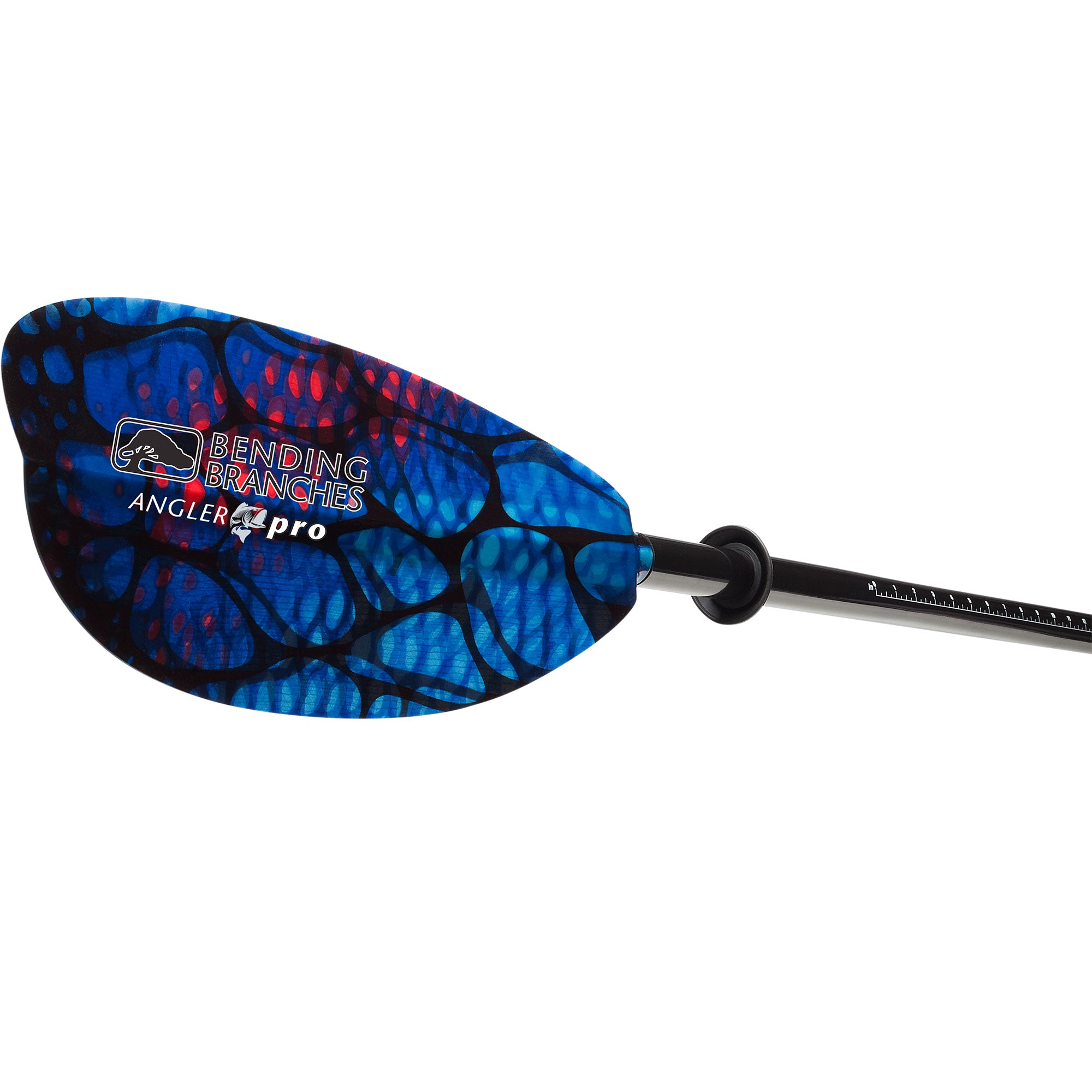 Bending Branches Angler Pro Fiberglass 2-Piece Kayak Paddle - Lightweight Straight Shaft Fishing Paddle for Kayaking, Canoeing & Outdoor Water Sports