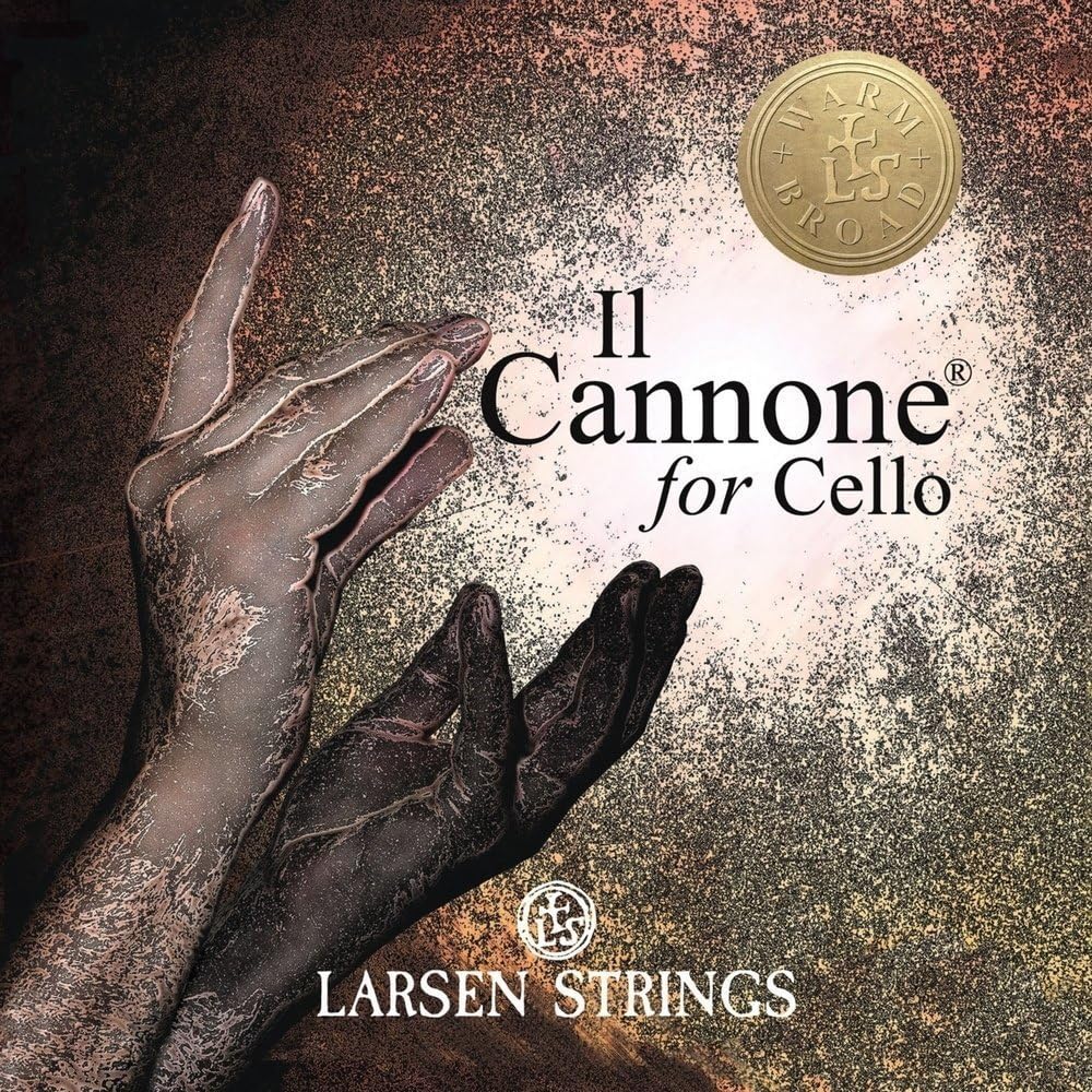 Premium Larsen Strings Il Cannone Cello Strings - Wolfram Warm & Broad Tone for Professional Cellists | Ideal for Solo Performances, Orchestral Playing & Studio Recording