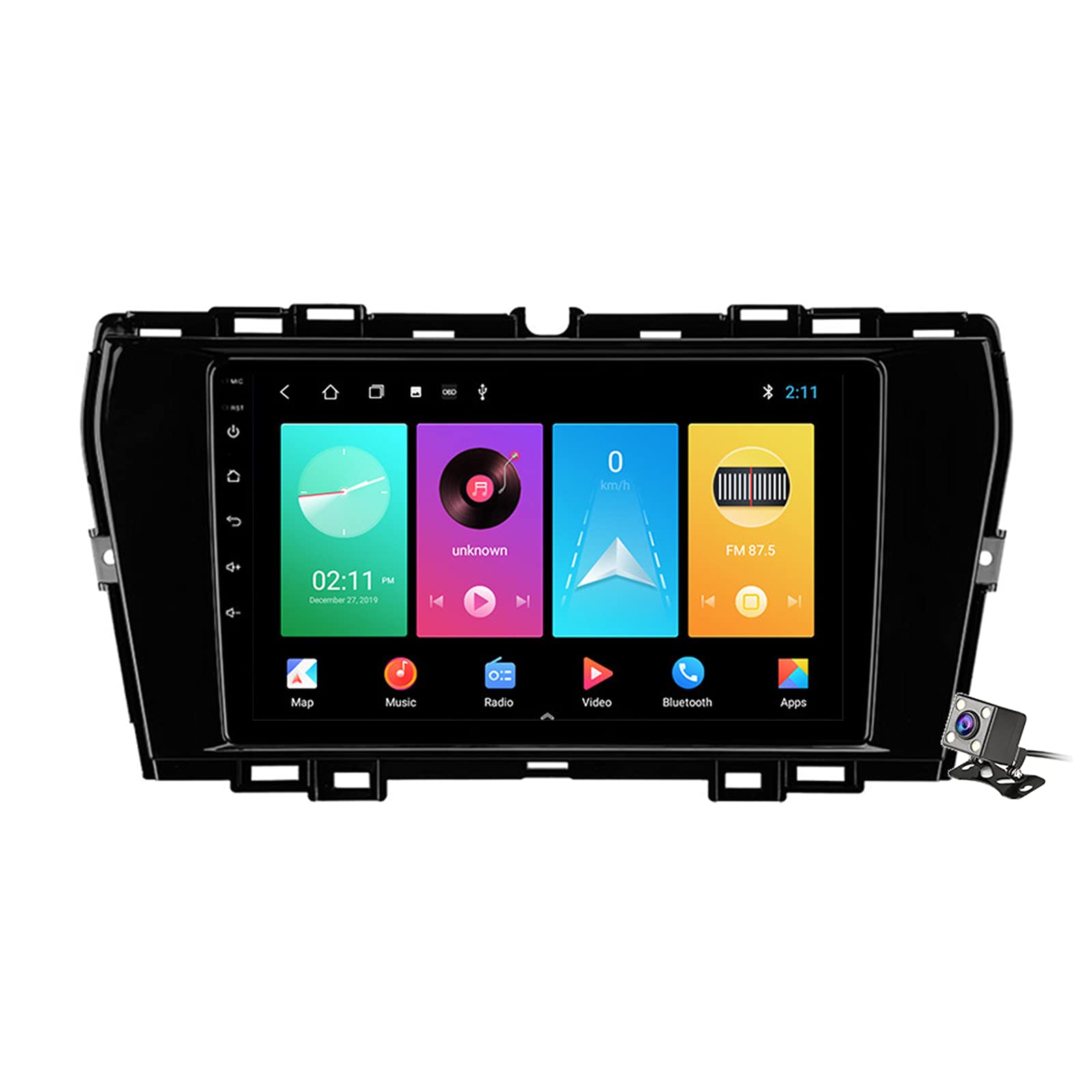 HARBERIDE Double Din Android 11 Car Stereo for SsangYong Tivoli 2019-2021 - Bluetooth, WiFi, GPS Navigation, CarPlay & Android Auto - Perfect for Road Trips & Daily Commutes