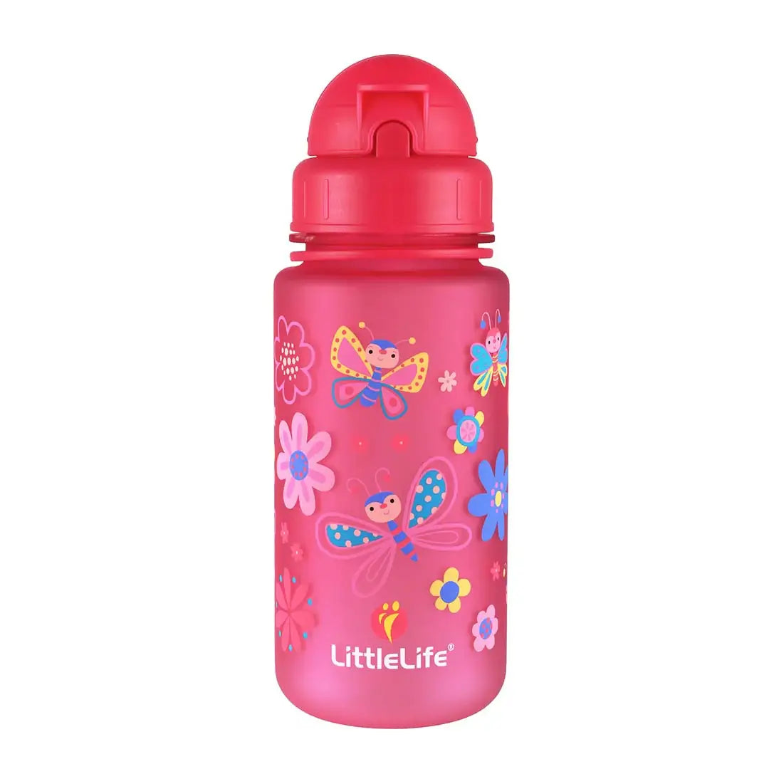 Littlelife Kids Plastic Water Bottle - BPA Free, Leak Proof, 12oz Reusable Water Bottle for Boys & Girls - Perfect for School, Sports & Outdoor Activities