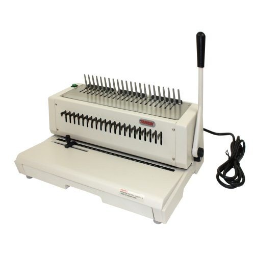 210EPB Electric Plastic Comb Binding Machine - Fast & Easy Document Binding for Office, School, and Home Use | Perfect for Reports, Presentations, and Booklets