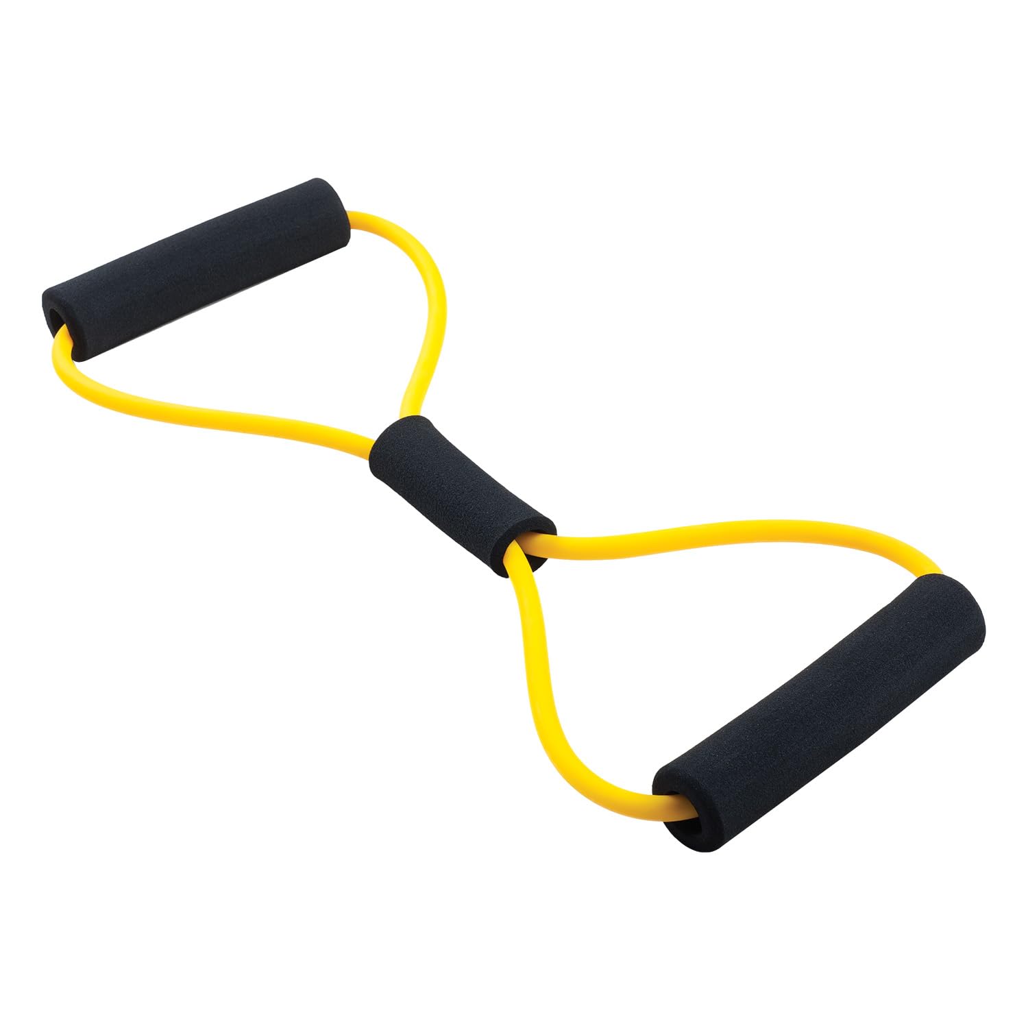 Champion Sports Extra Light Resistance Exercise Bands - Yellow | Stretching, Yoga, Pilates & Home Workouts for Men & Women