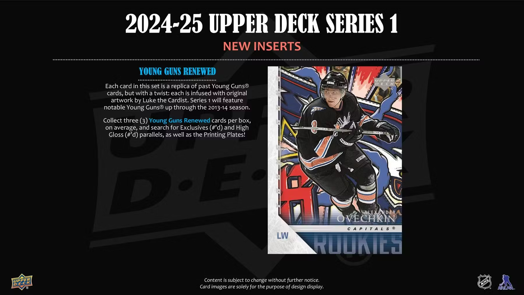 2024-25 Upper Deck Series 1 Hockey Hobby Box - NHL Trading Cards Collection for Collectors & Fans - Perfect for Gifts, Investments, and Game Day Excitement