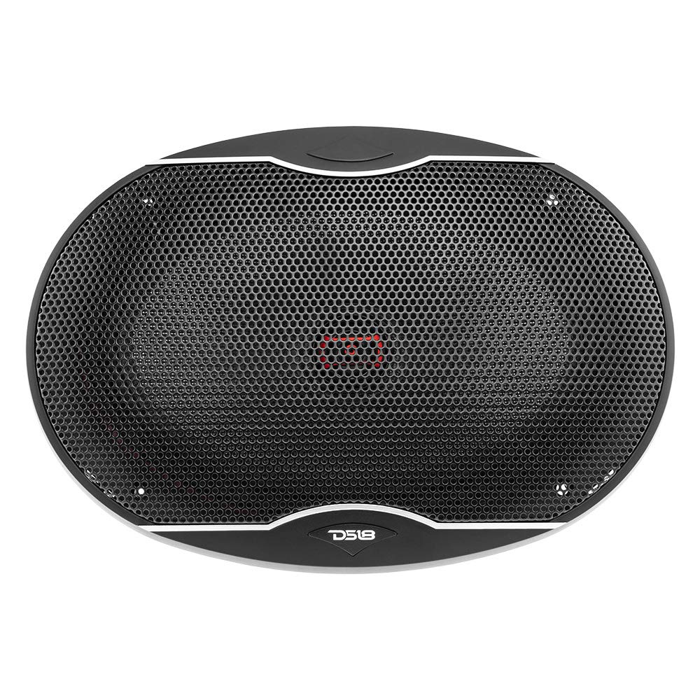 DS18 EXL-SQ6.9 6x9 Inch 2-Way Coaxial Car Speakers - 560W Peak Power, High Sound Quality with Glass Fiber Cones & Superior Bass Response - Sleek Compact Design - Perfect for Car Audio Upgrades & Enhanced Music Experience (Set of 2)