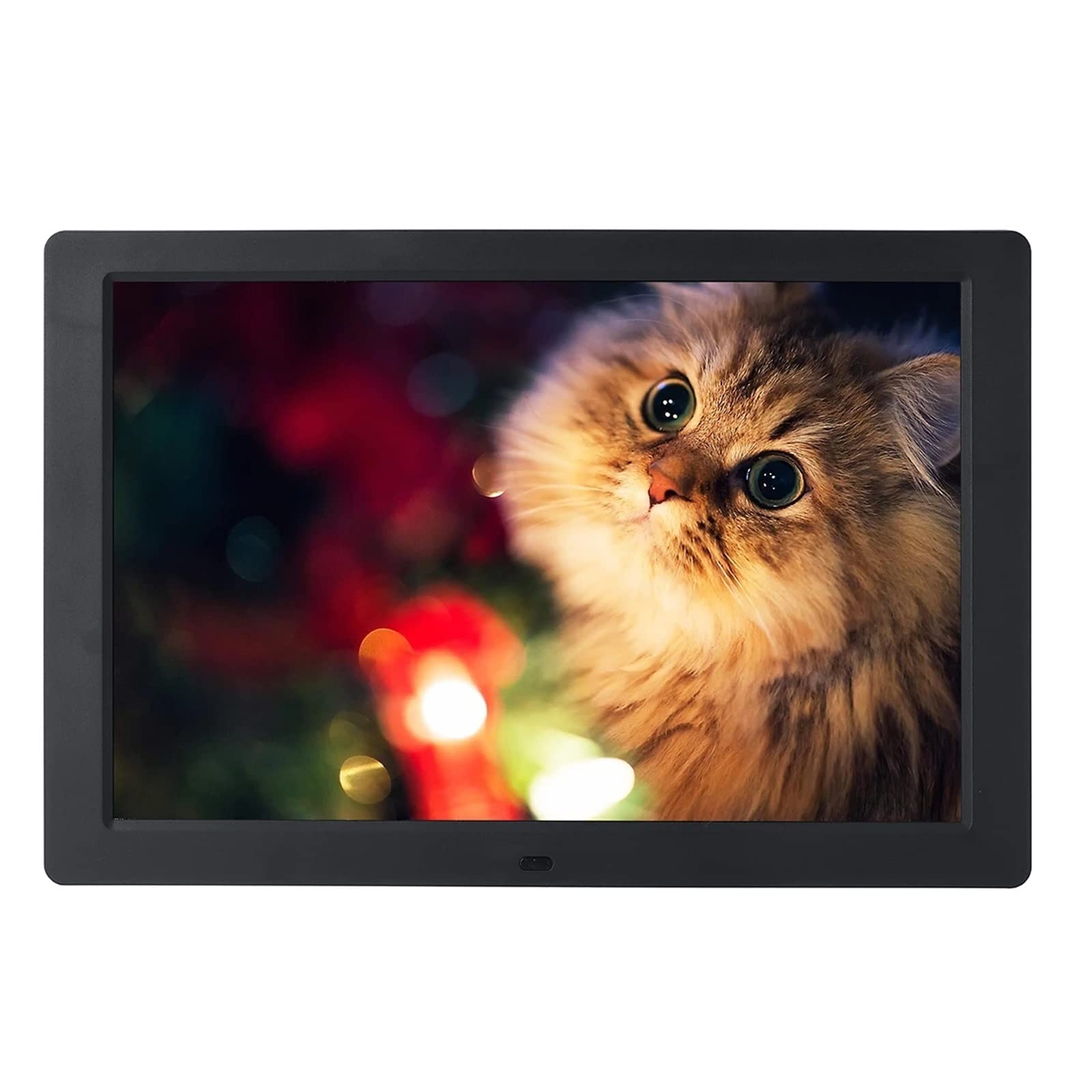 15.4 Inch Digital Picture Frame - 1280x800 HD LCD Display, Remote Control, Smart Electronic Photo Frame for Home & Office - Black Digital Photo Frame for Wall & Desk Display