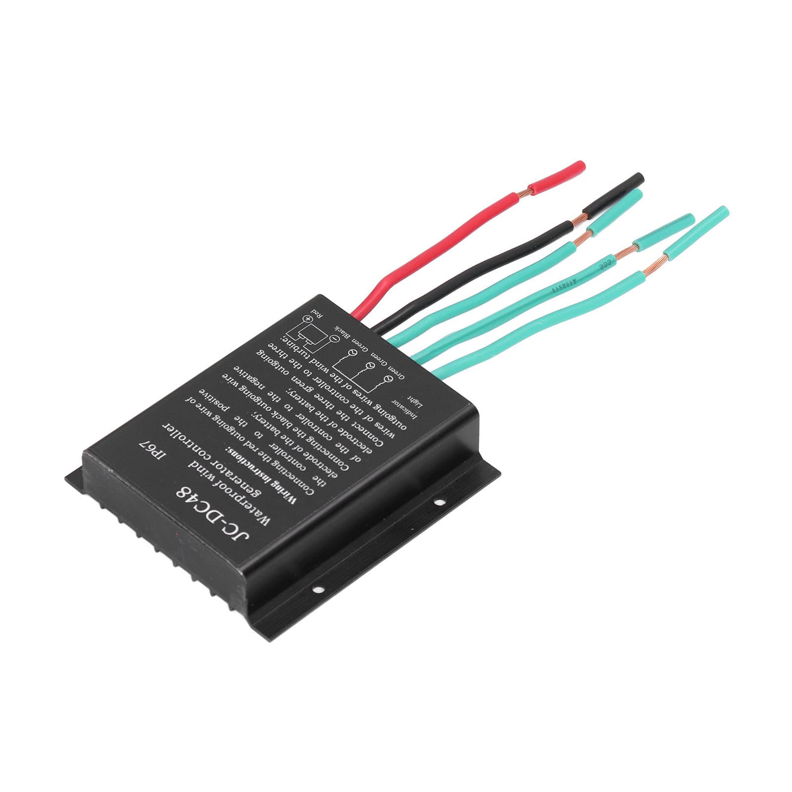400W Aluminum Alloy Wind Turbine Charge Controller - Automatic Power Regulator for Wind Generator System | Perfect for Off-Grid Solar & Wind Power Charging in Homes, Cabins, RVs