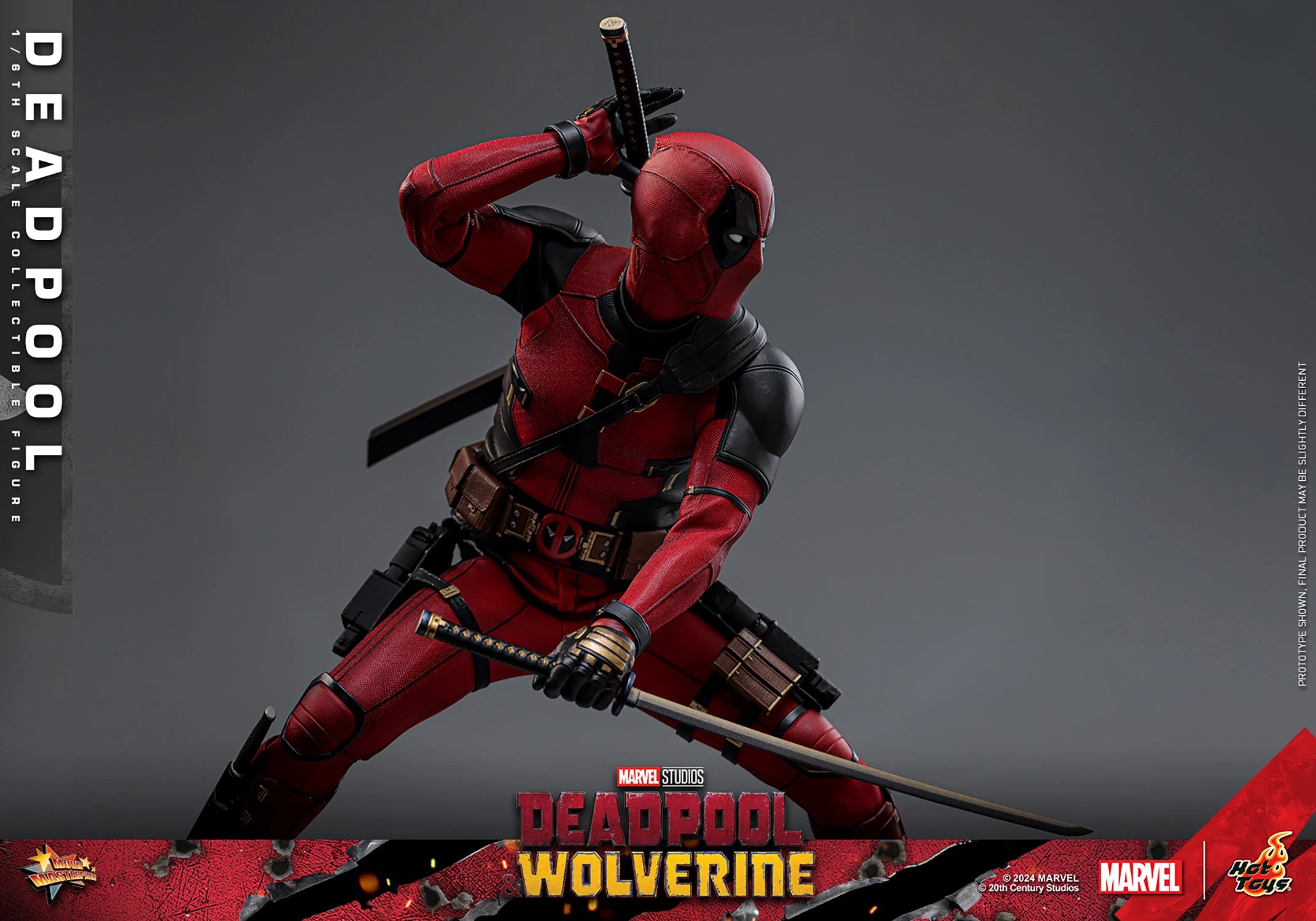 Hot Toys Marvel Comics Deadpool & Wolverine 1/6 Scale 12