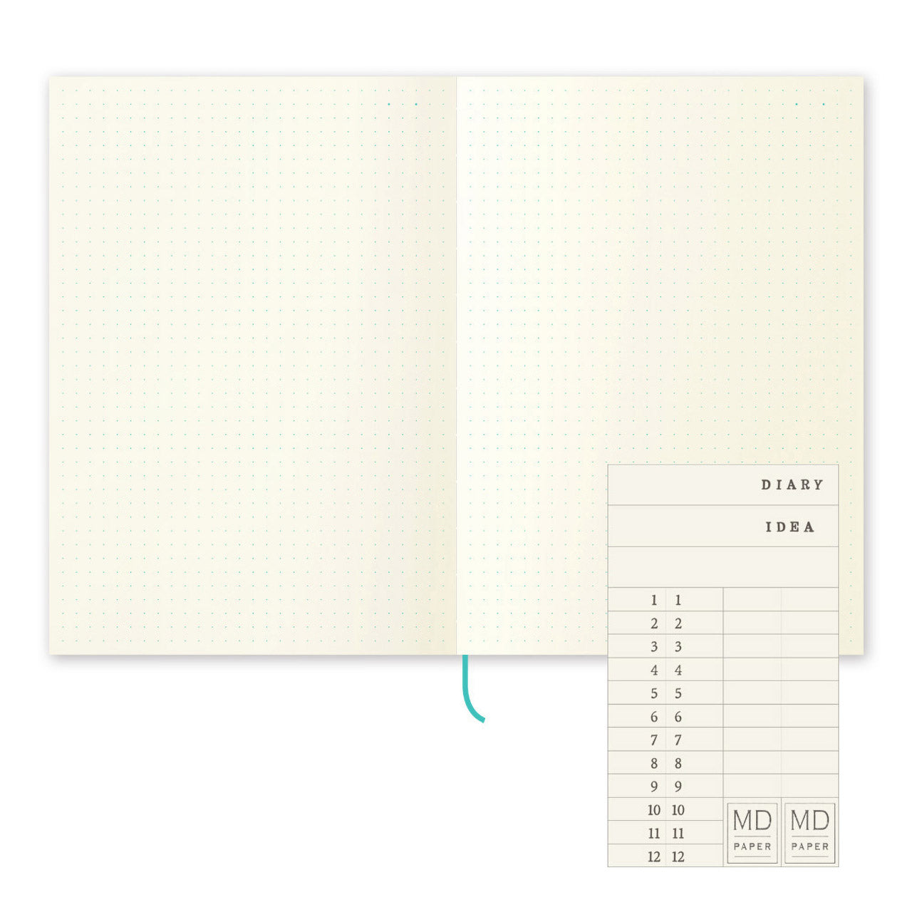 Premium MD Notebook Journal - A5 Size, 192 Pages, Dot Grid Paper for Bullet Journaling, Sketching & Note Taking - Perfect for Students, Artists & Professionals