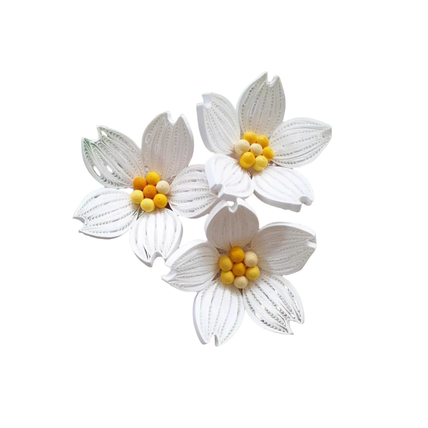 Premium White Quilling Paper Strips - 5mm (0.2inch) Width for Paper Filigree & Scrolling Crafts - Pure White Quilling Strip Roll for DIY Greeting Cards, Home Decor & Gift Wrapping (Pack of 4)