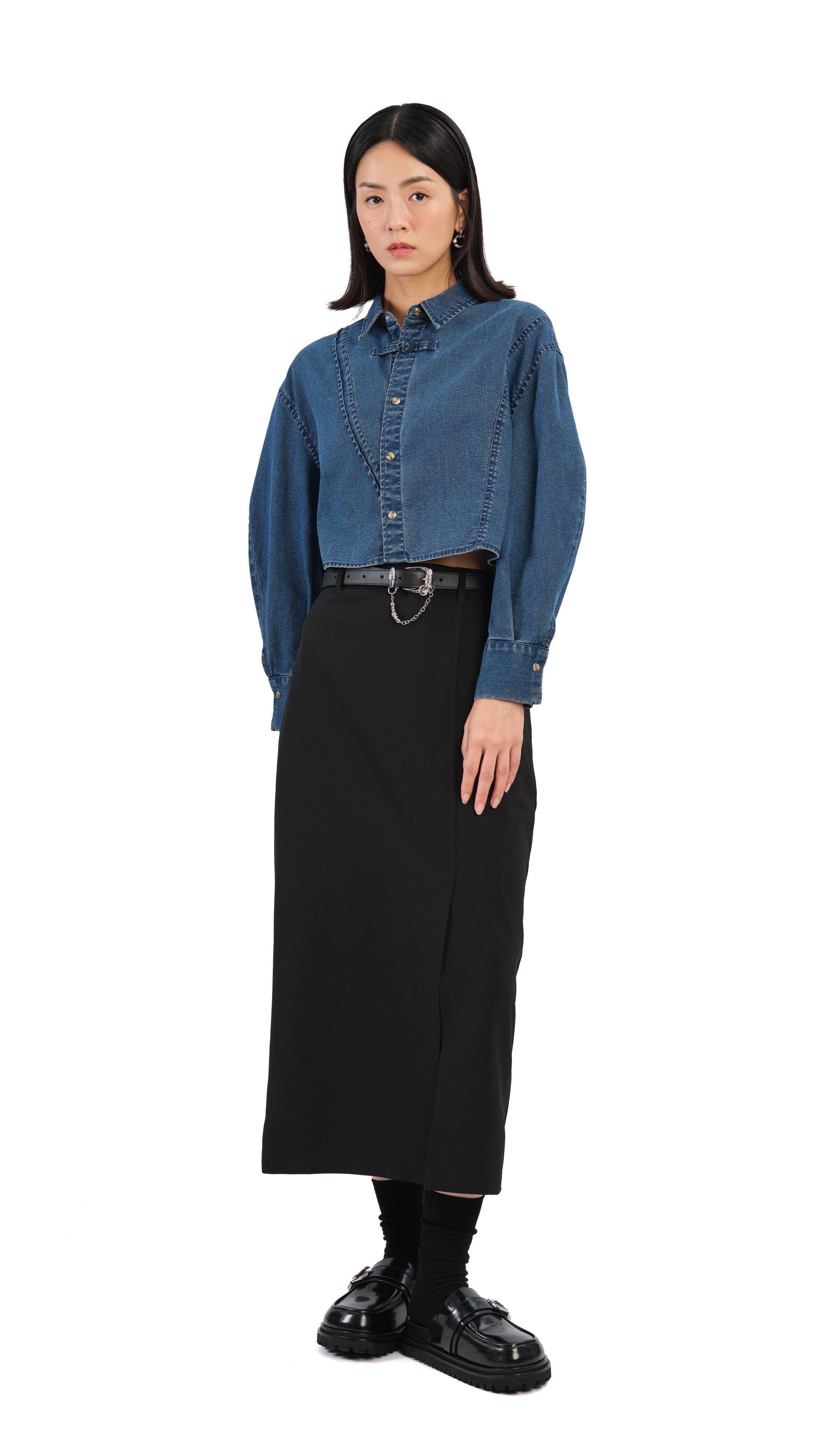 Elegant High Waist Pencil Skirt with Side Slit - Women's Office & Party Bodycon Dress for Work, Cocktail & Formal Events