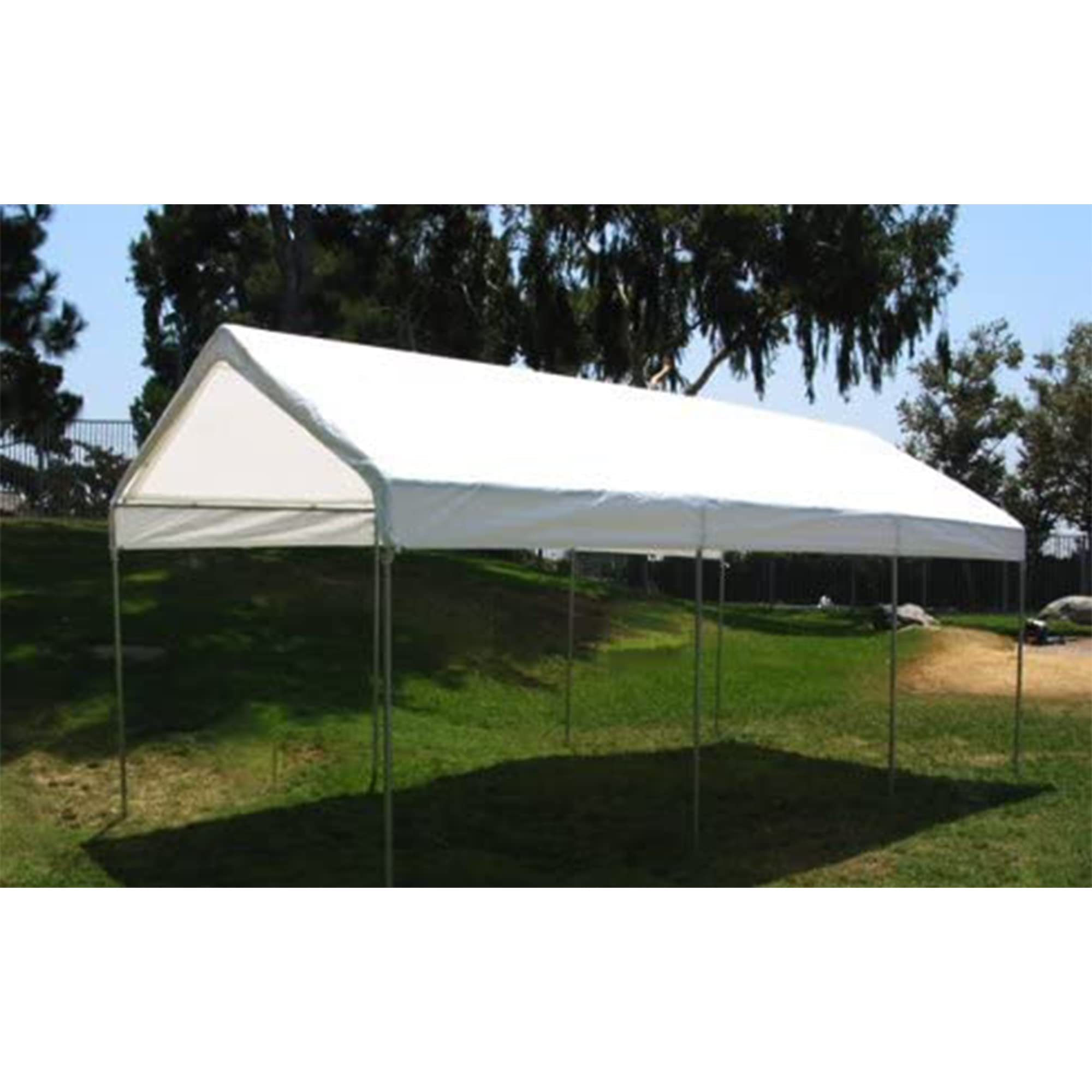 14'X24' EXTRA Heavy Duty White Tarp - Waterproof, UV Resistant, Reinforced Grommets for Camping, Construction, Boat Cover & Outdoor Protection